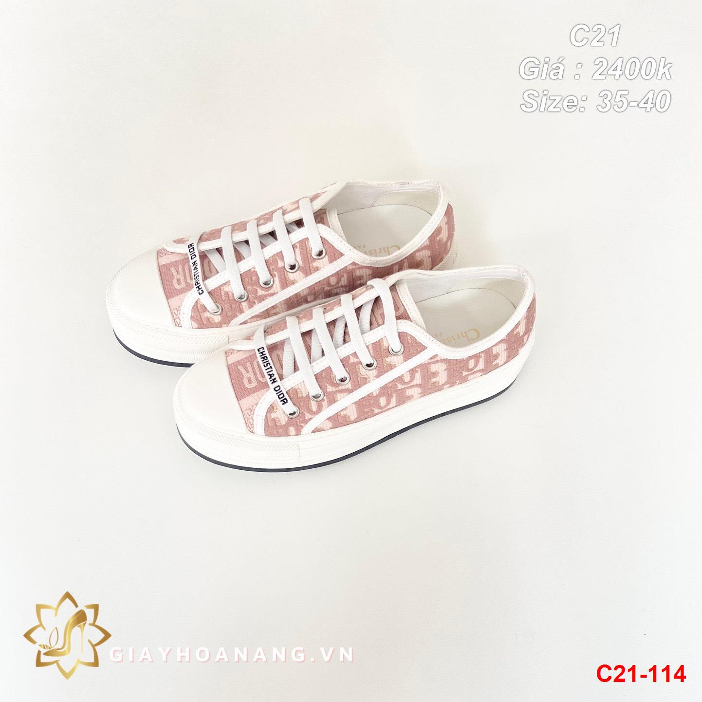 C21-114 Dior giày thể thao siêu cấp