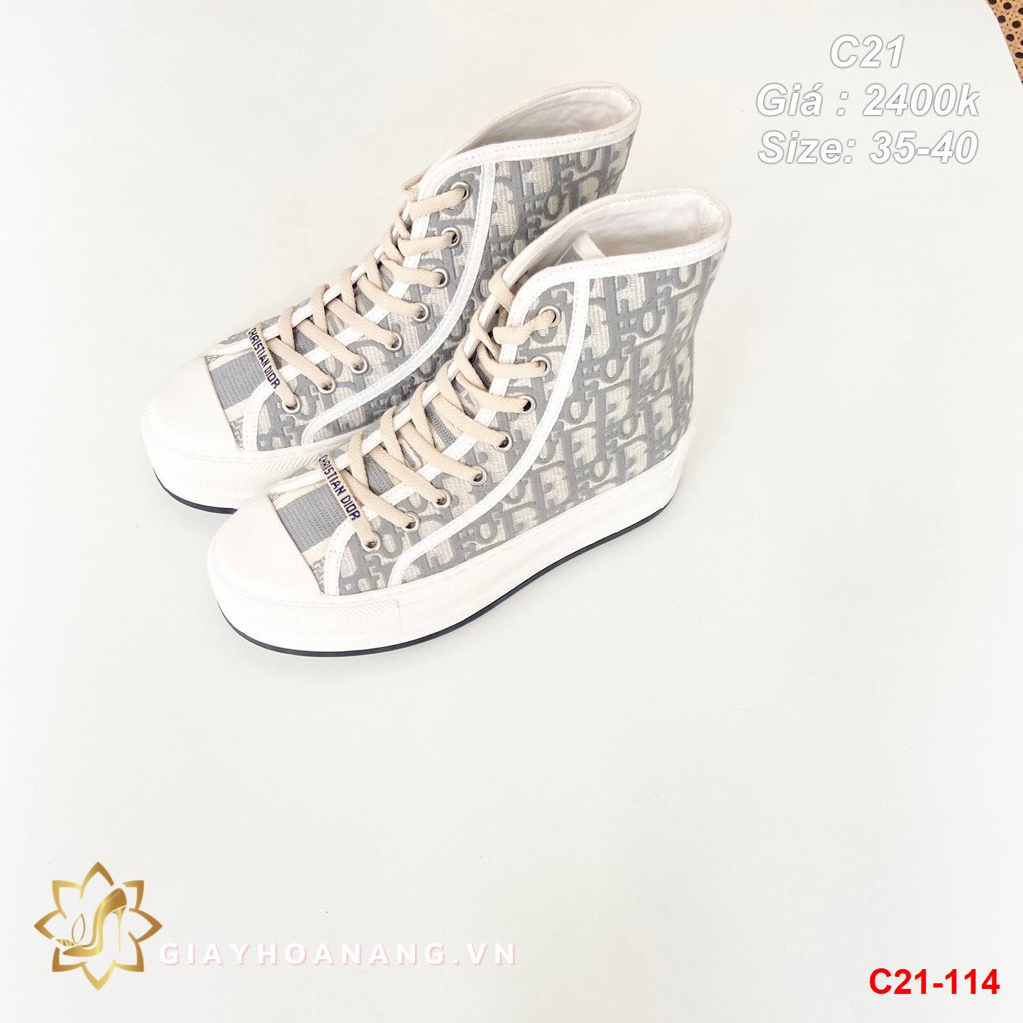 C21-114 Dior giày thể thao siêu cấp