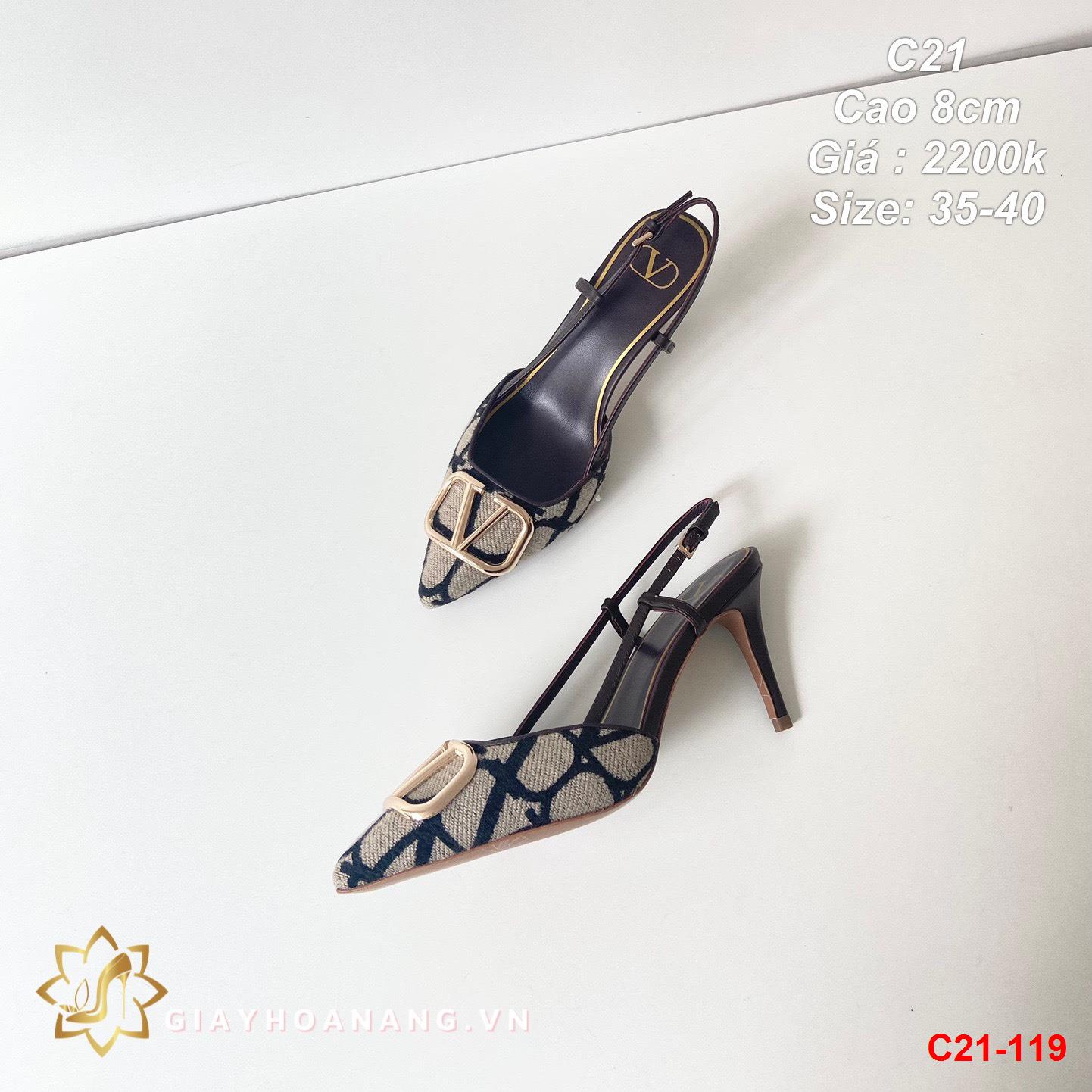 C21-119 Valentino sandal cao 8cm siêu cấp