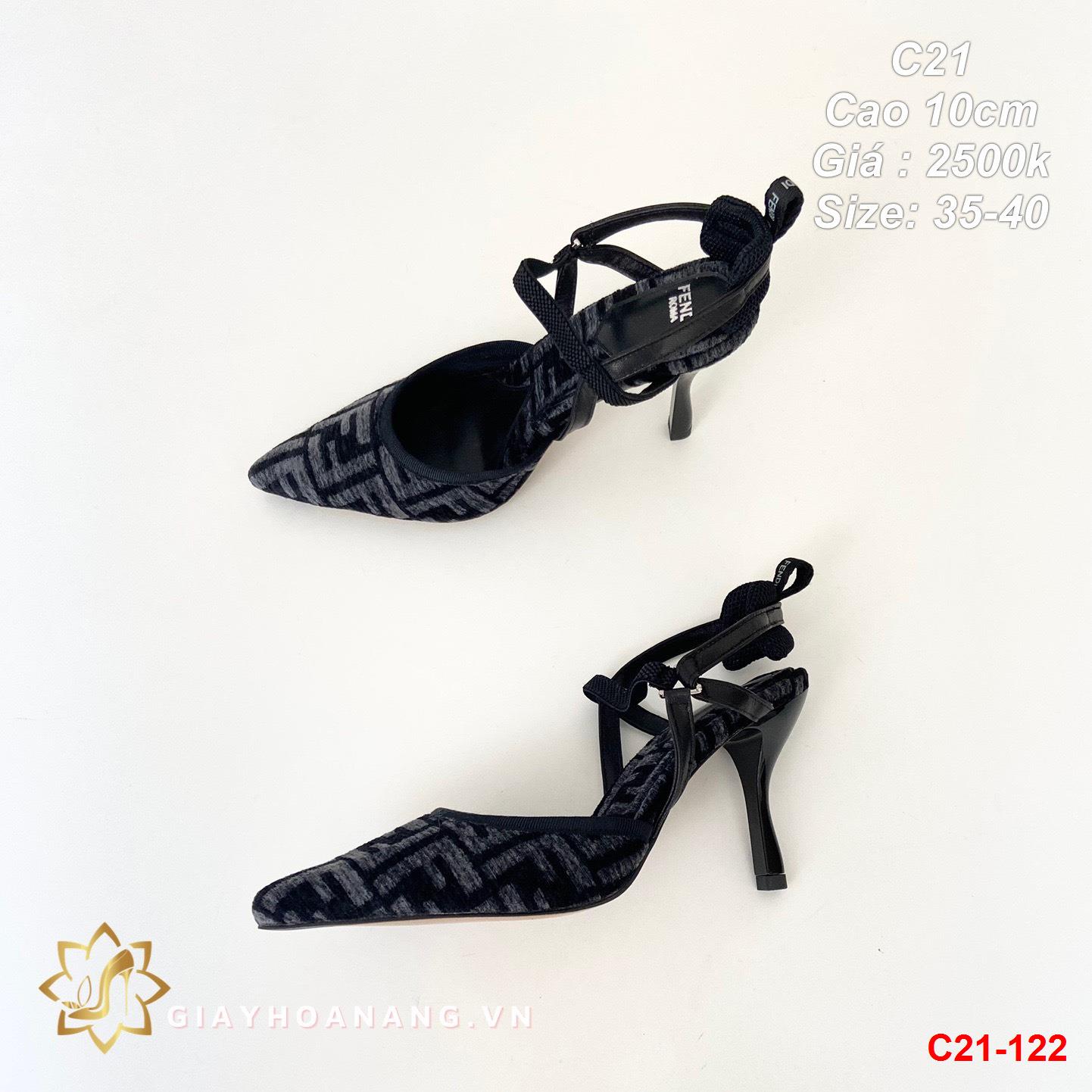 C21-122 Fendi sandal cao 10cm siêu cấp