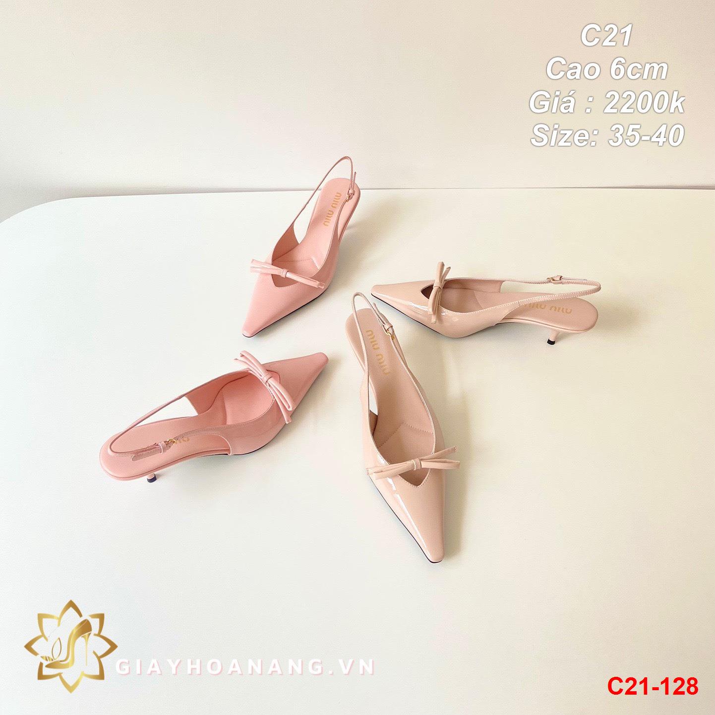 C21-128 Miu Miu sandal cao 6cm siêu cấp
