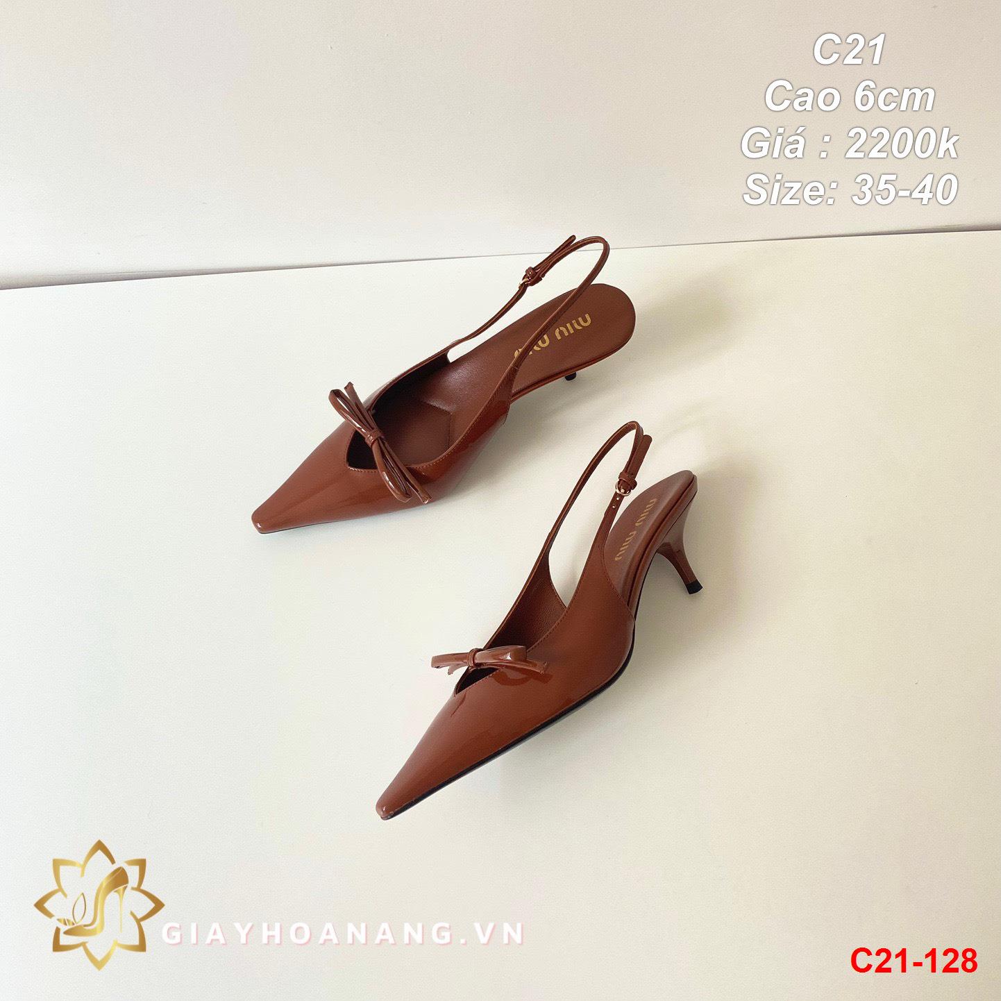 C21-128 Miu Miu sandal cao 6cm siêu cấp