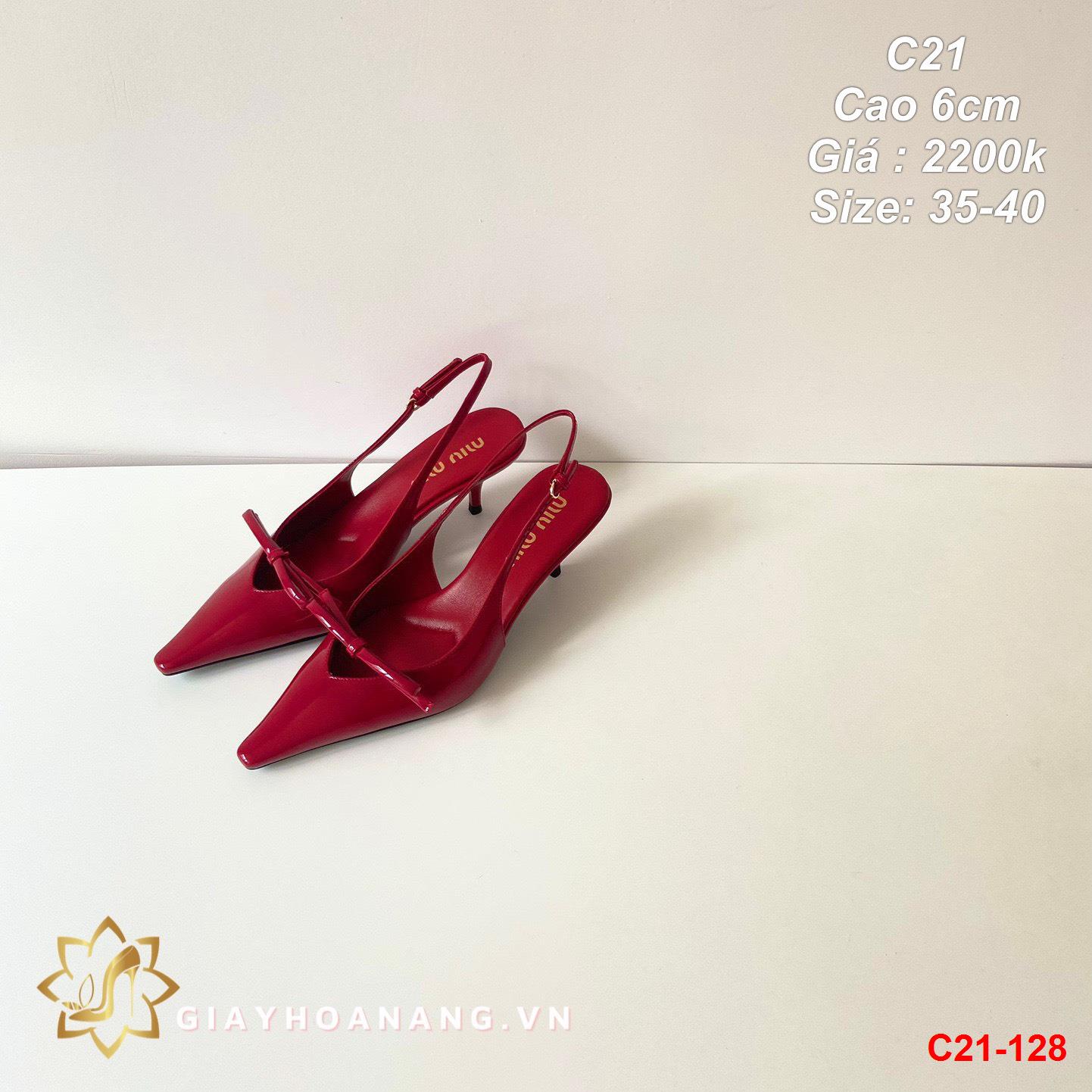 C21-128 Miu Miu sandal cao 6cm siêu cấp