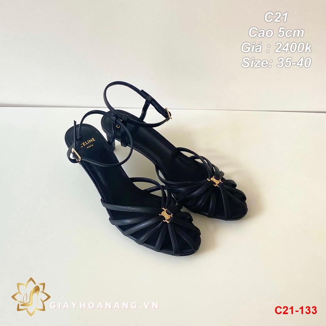 C21-133 Celine sandal cao 5cm siêu cấp