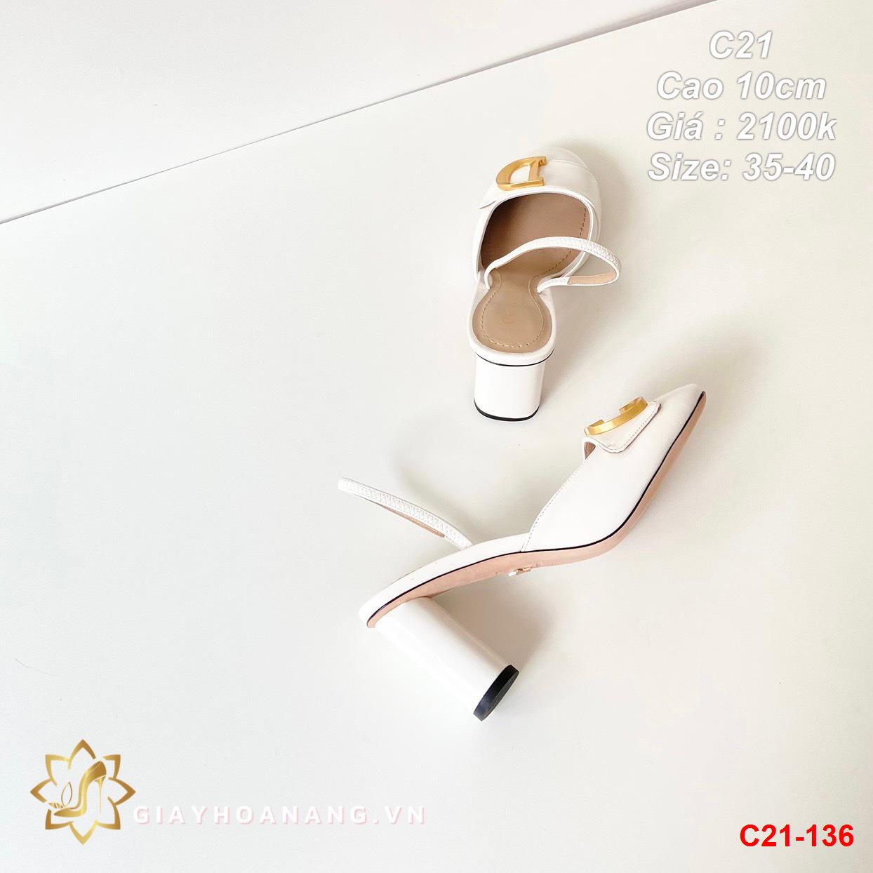 C21-136 Dior sandal cao 10cm siêu cấp