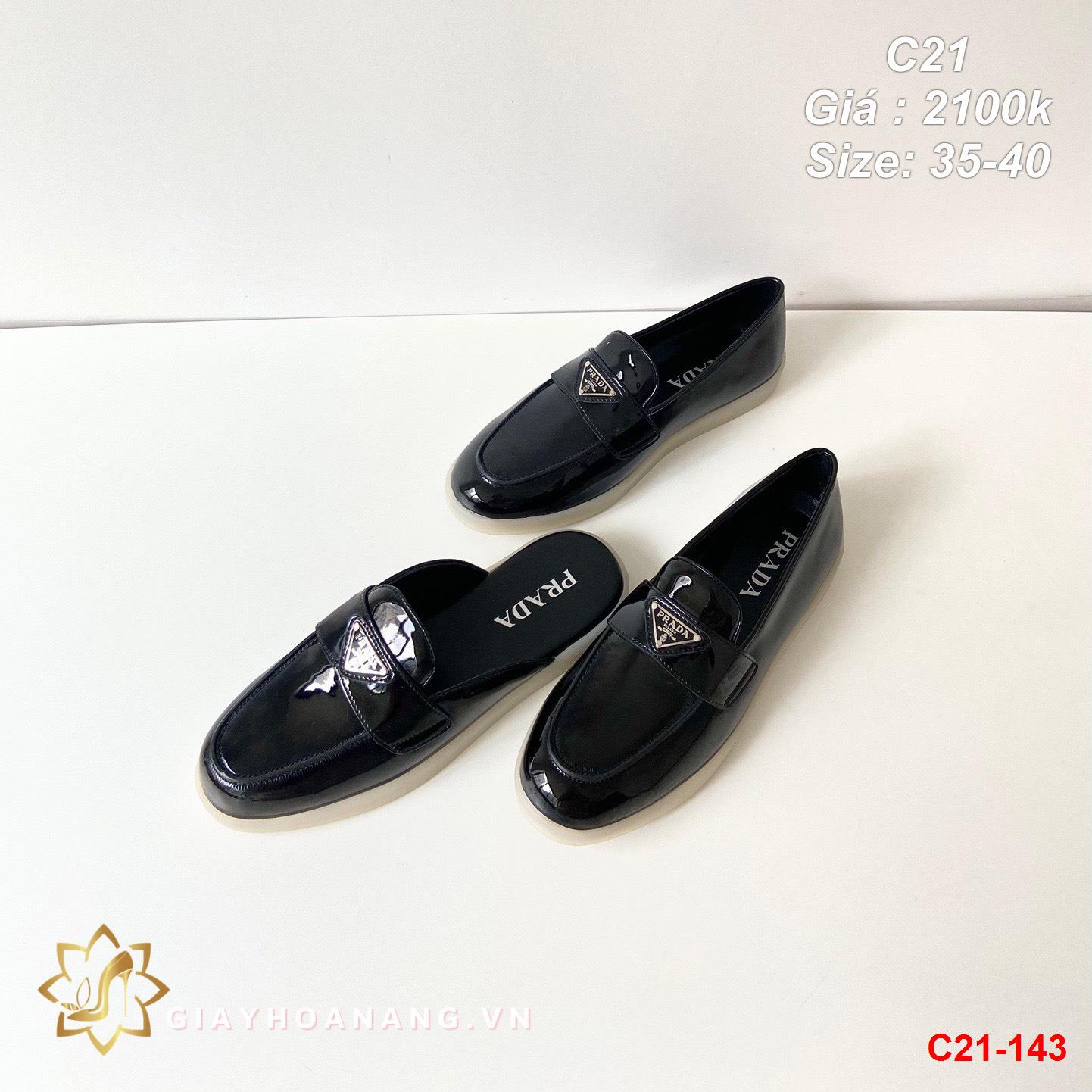 C21-143 Prada giày lười siêu cấp