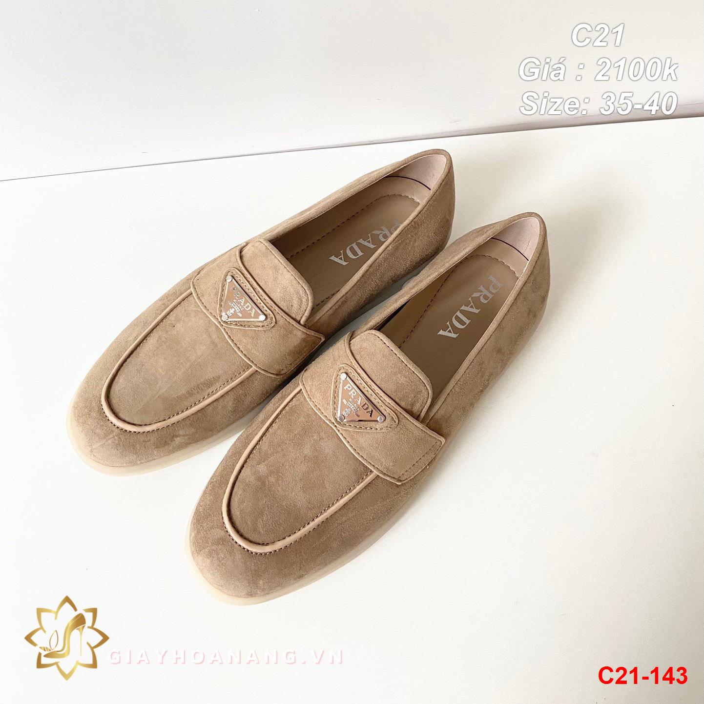 C21-143 Prada giày lười siêu cấp