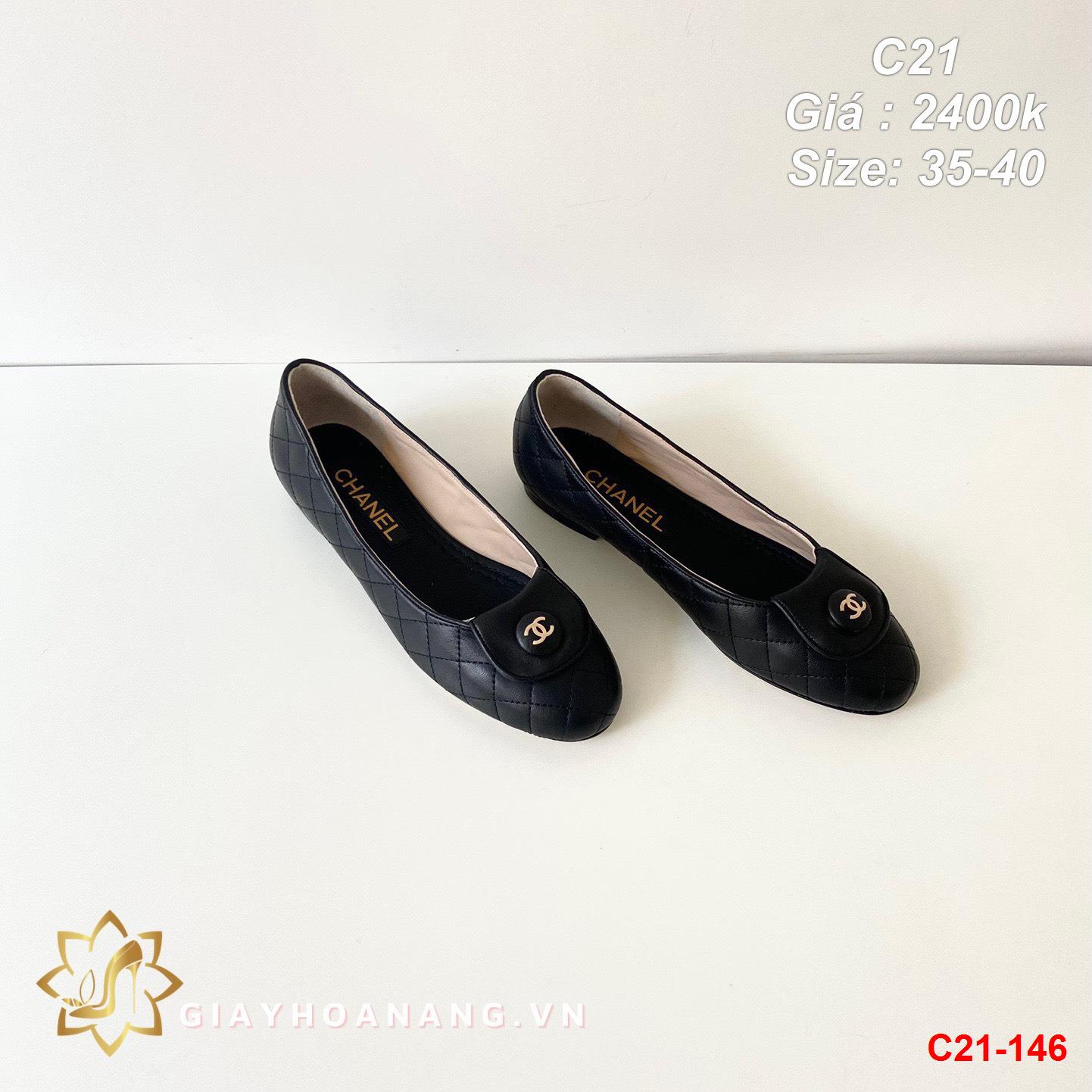 C21-146 Chanel giày bệt  siêu cấp