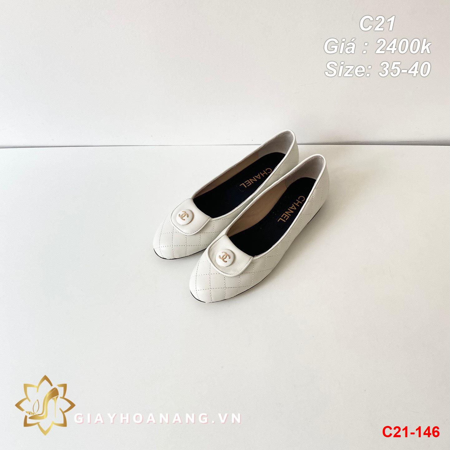 C21-146 Chanel giày bệt  siêu cấp