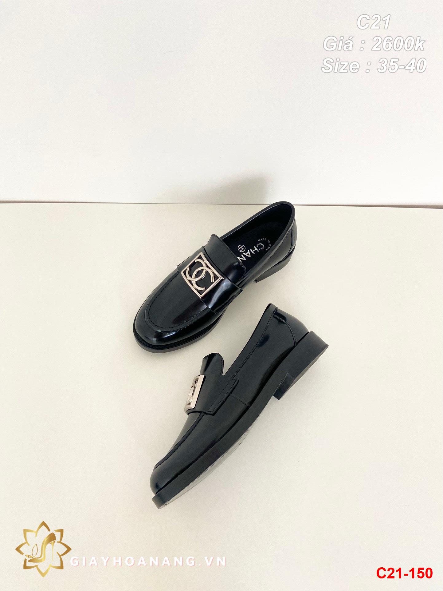 C21-150 Chanel giày lười siêu cấp