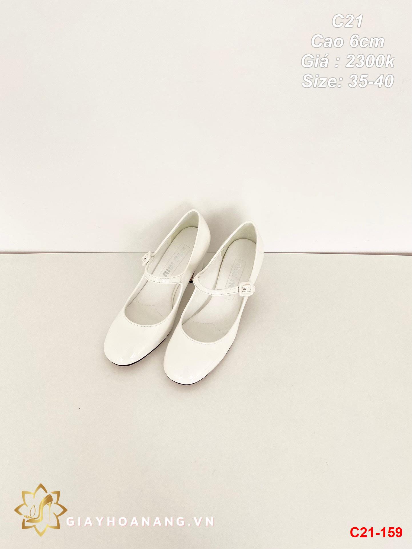 C21-159 Miu Miu giày cao 6cm siêu cấp