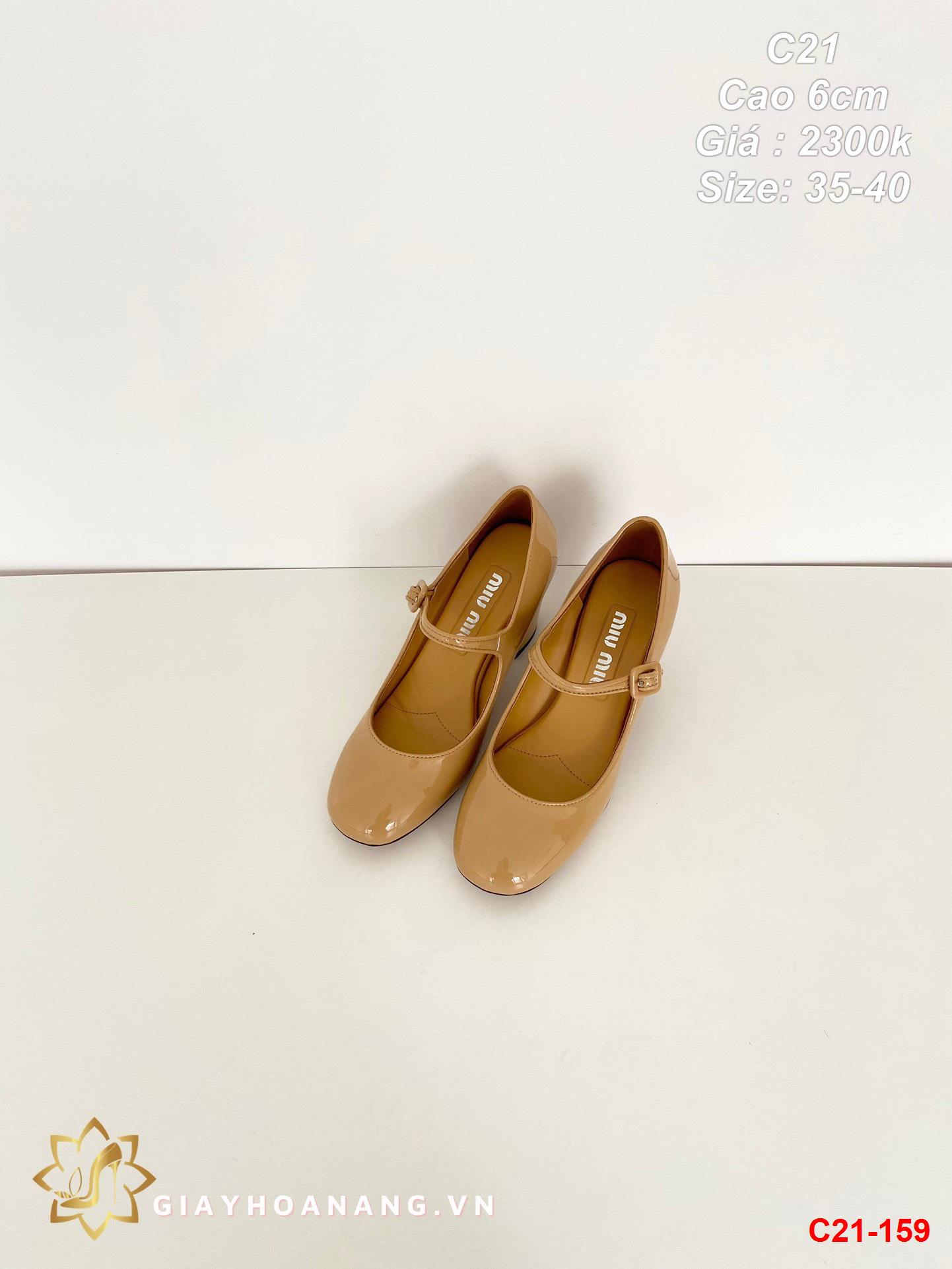 C21-159 Miu Miu giày cao 6cm siêu cấp