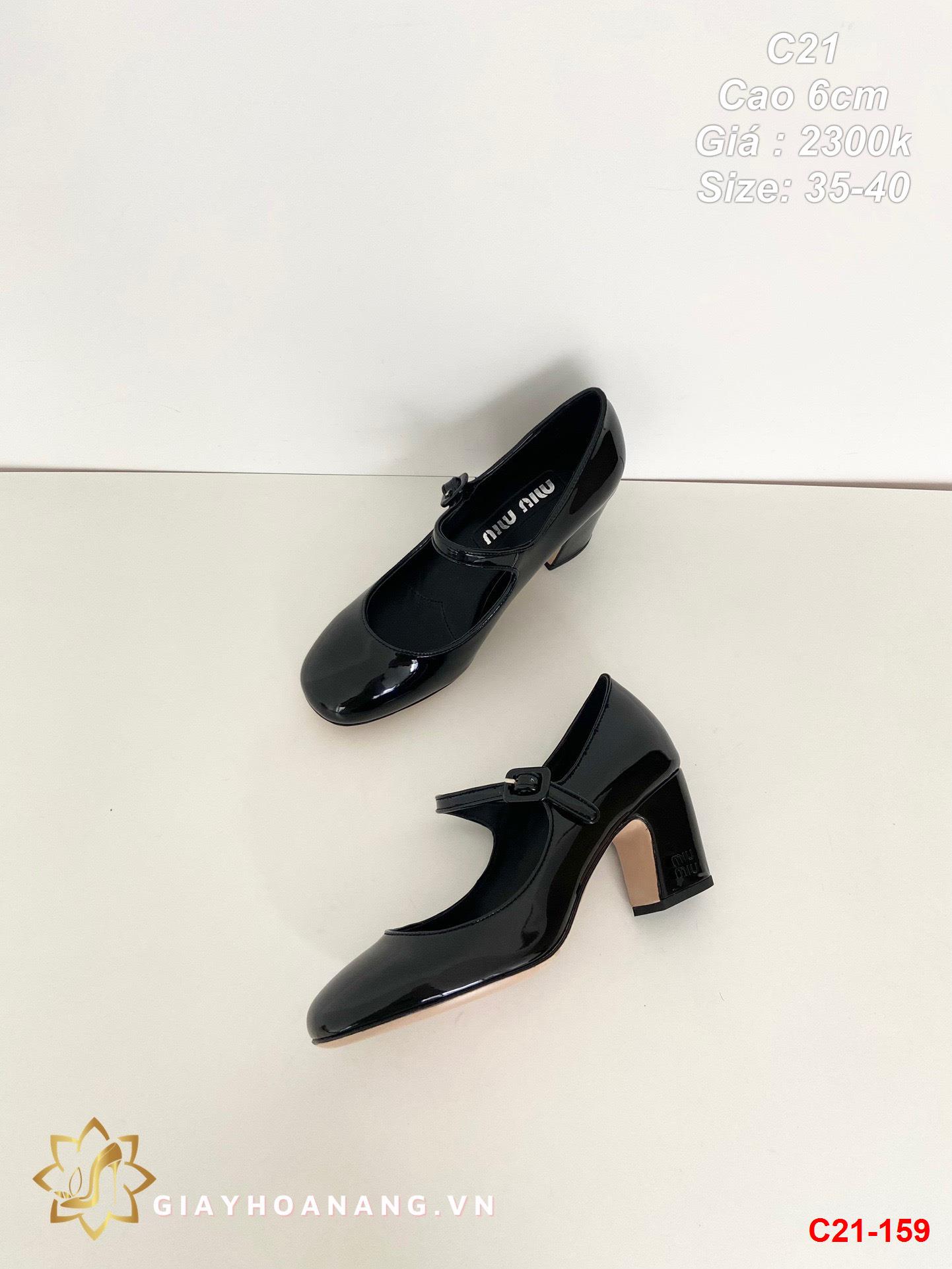 C21-159 Miu Miu giày cao 6cm siêu cấp