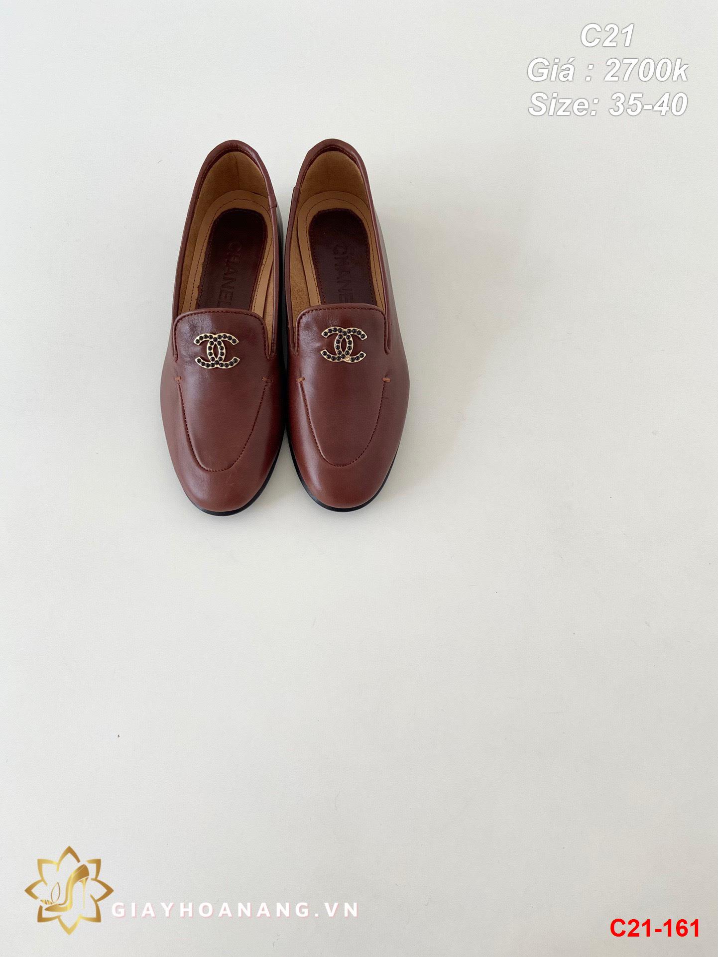 C21-161 Chanel giày lười siêu cấp