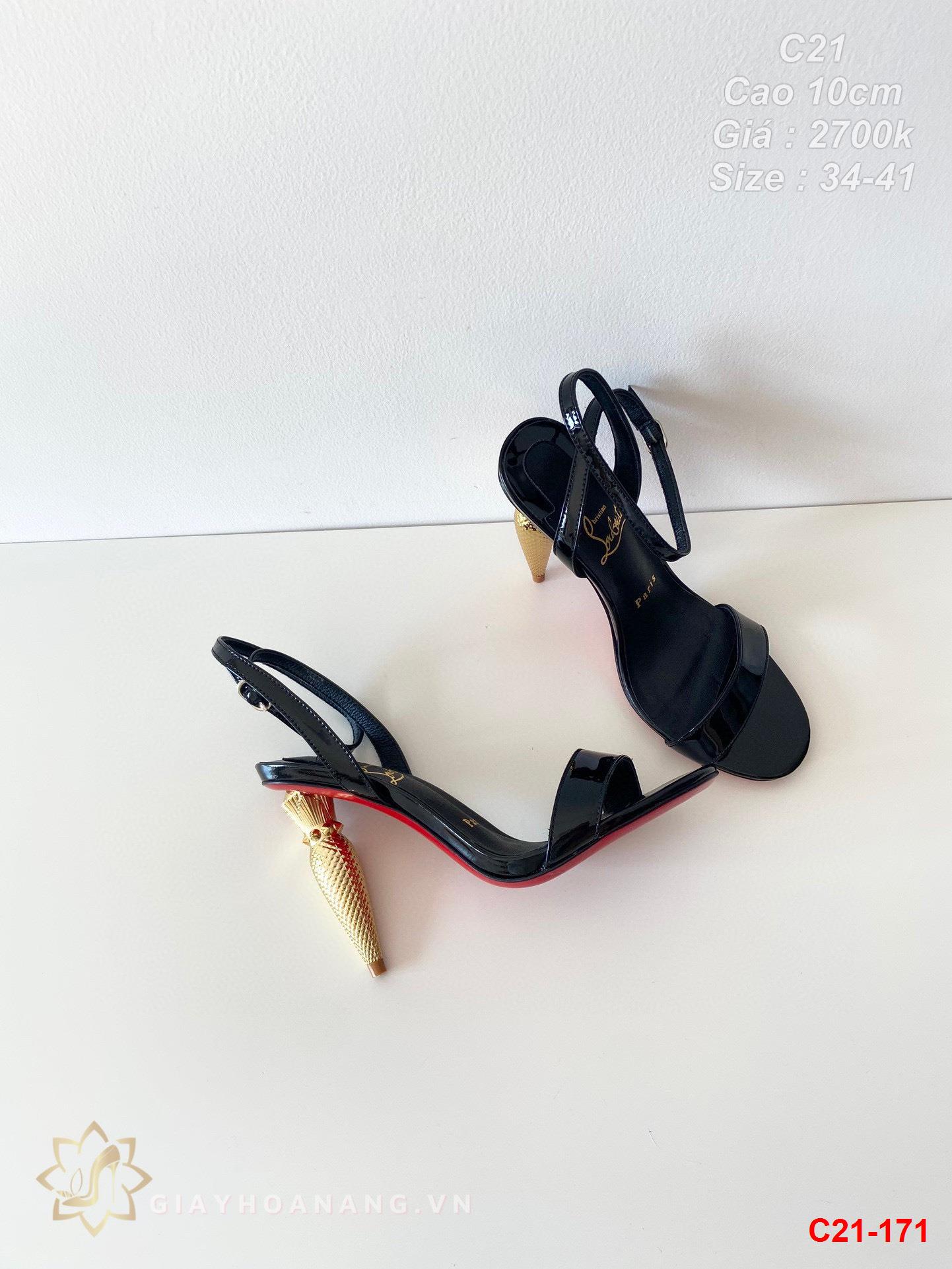 C21-171 Louboutin sandal cao 10cm siêu cấp