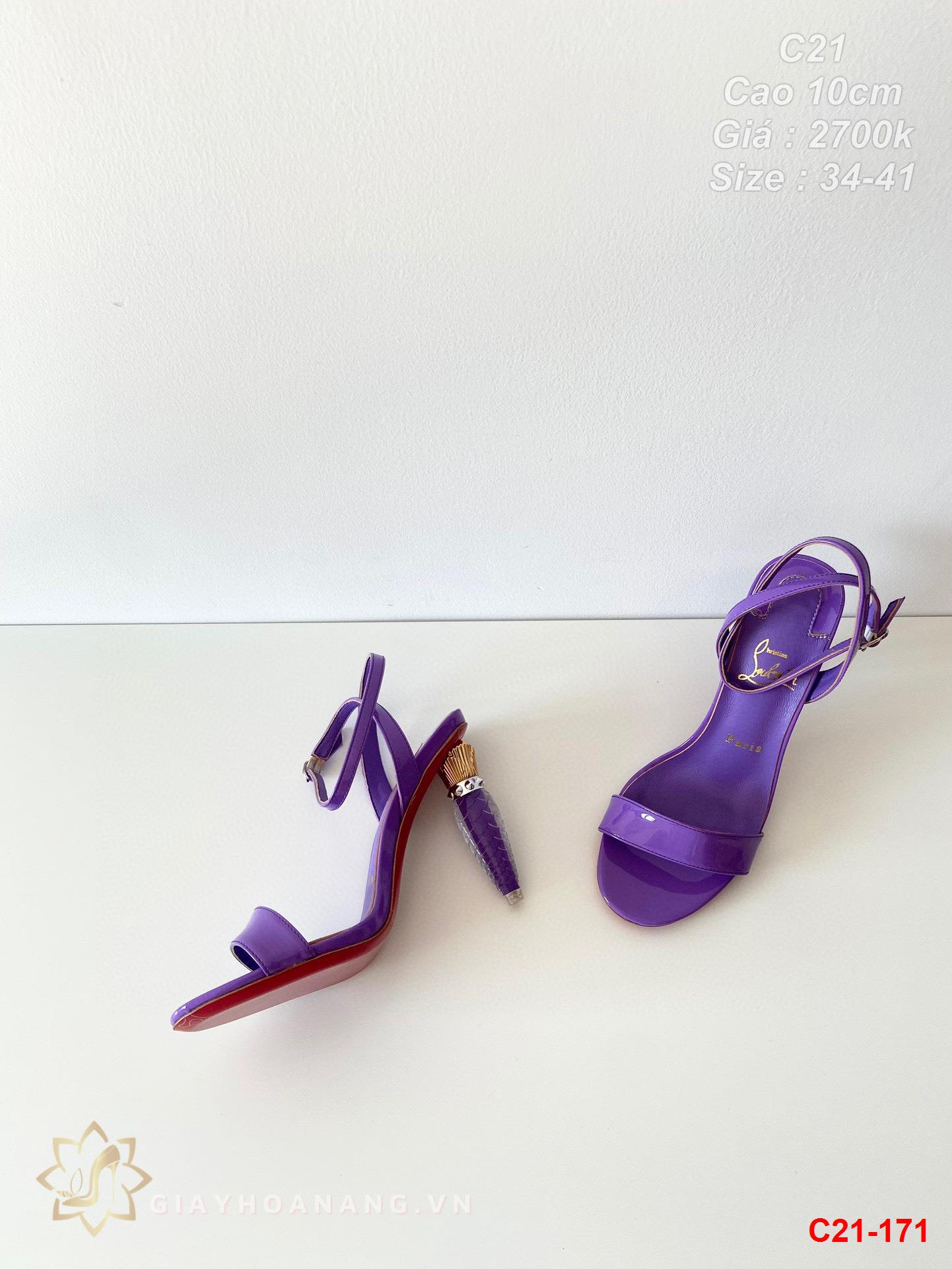 C21-171 Louboutin sandal cao 10cm siêu cấp
