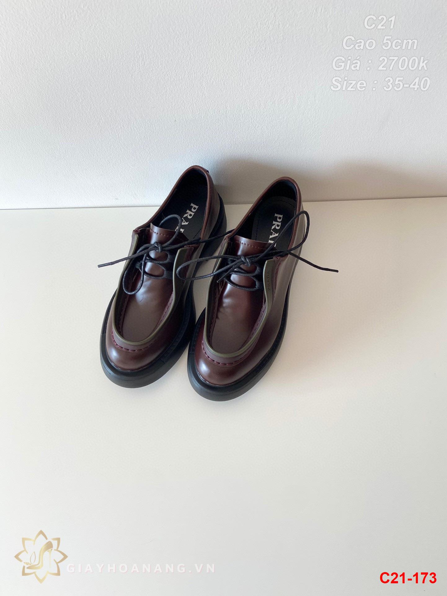 C21-173 Prada giày thể thao cao 5cm siêu cấp