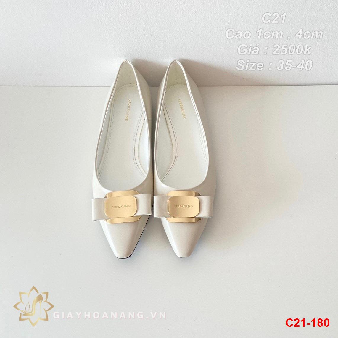 C21-180 Ferragamo giày cao gót 1cm , 4cm siêu cấp