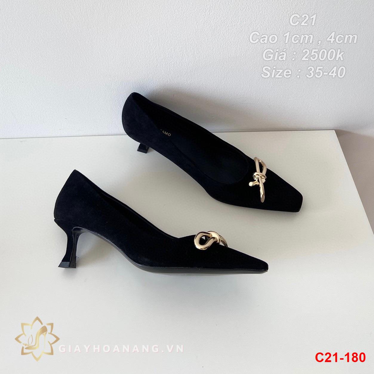 C21-180 Ferragamo giày cao gót 1cm , 4cm siêu cấp