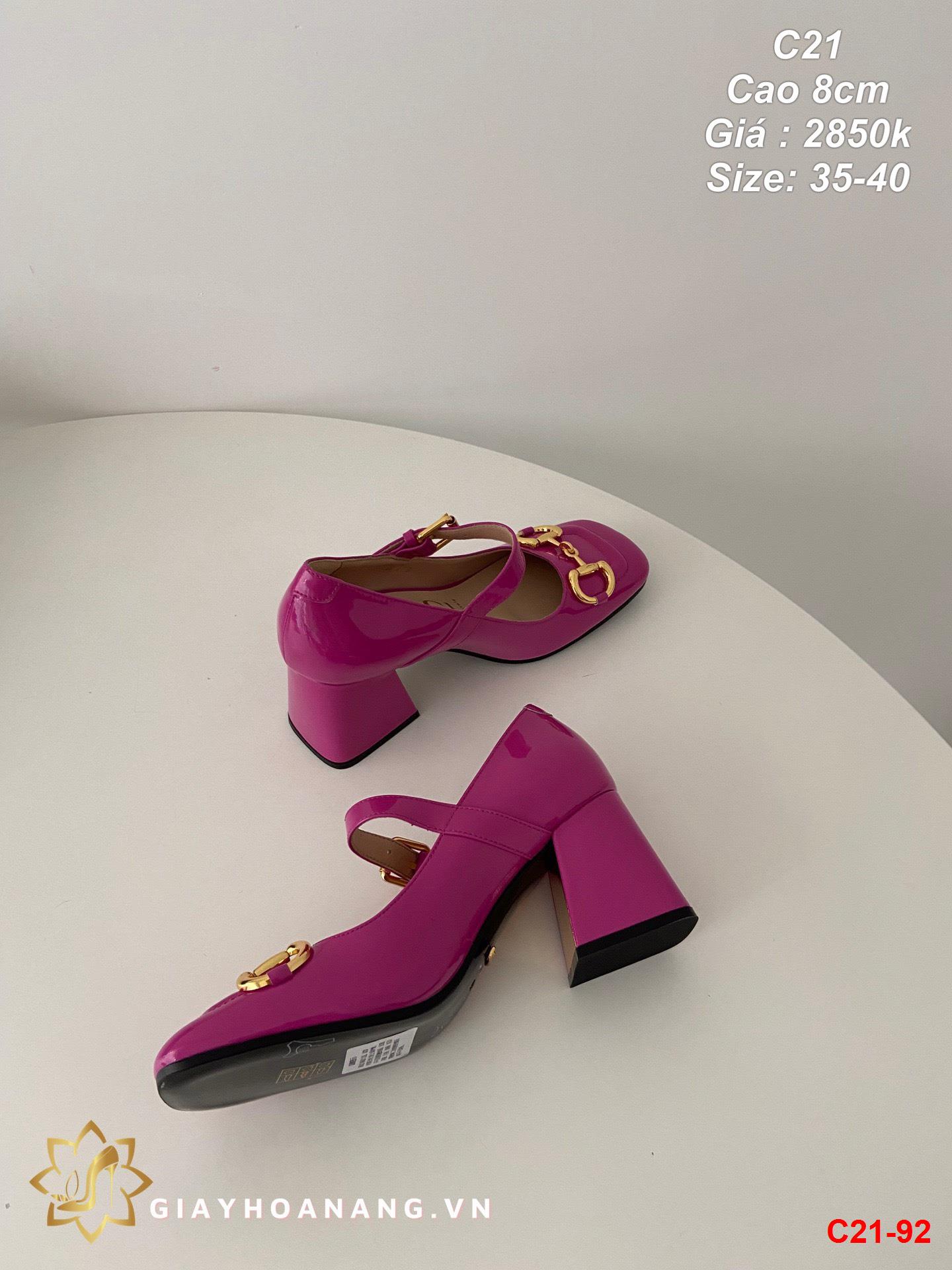 C21-92 Gucci giày cao 8cm siêu cấp