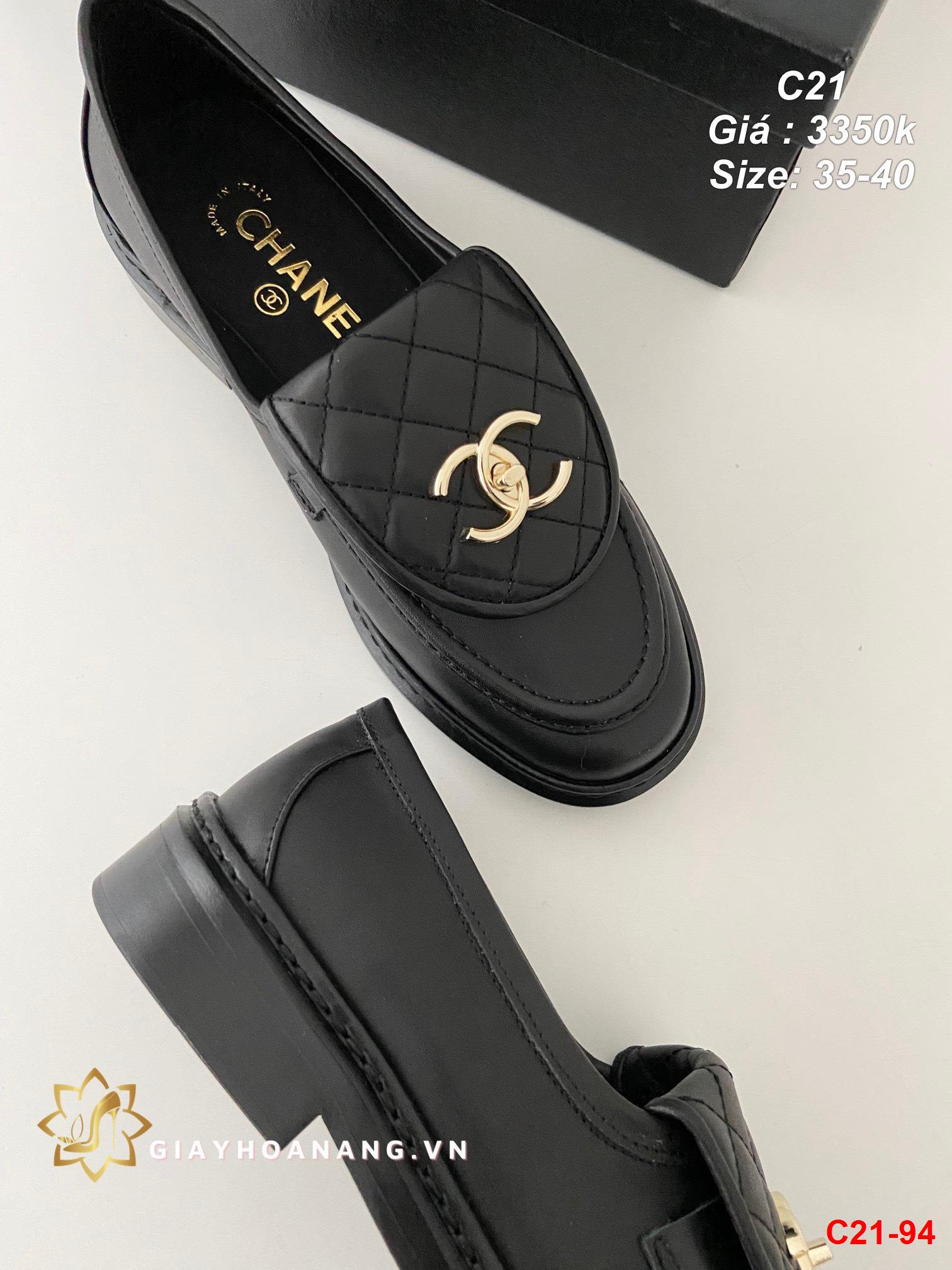 C21-94 Chanel giày lười siêu cấp