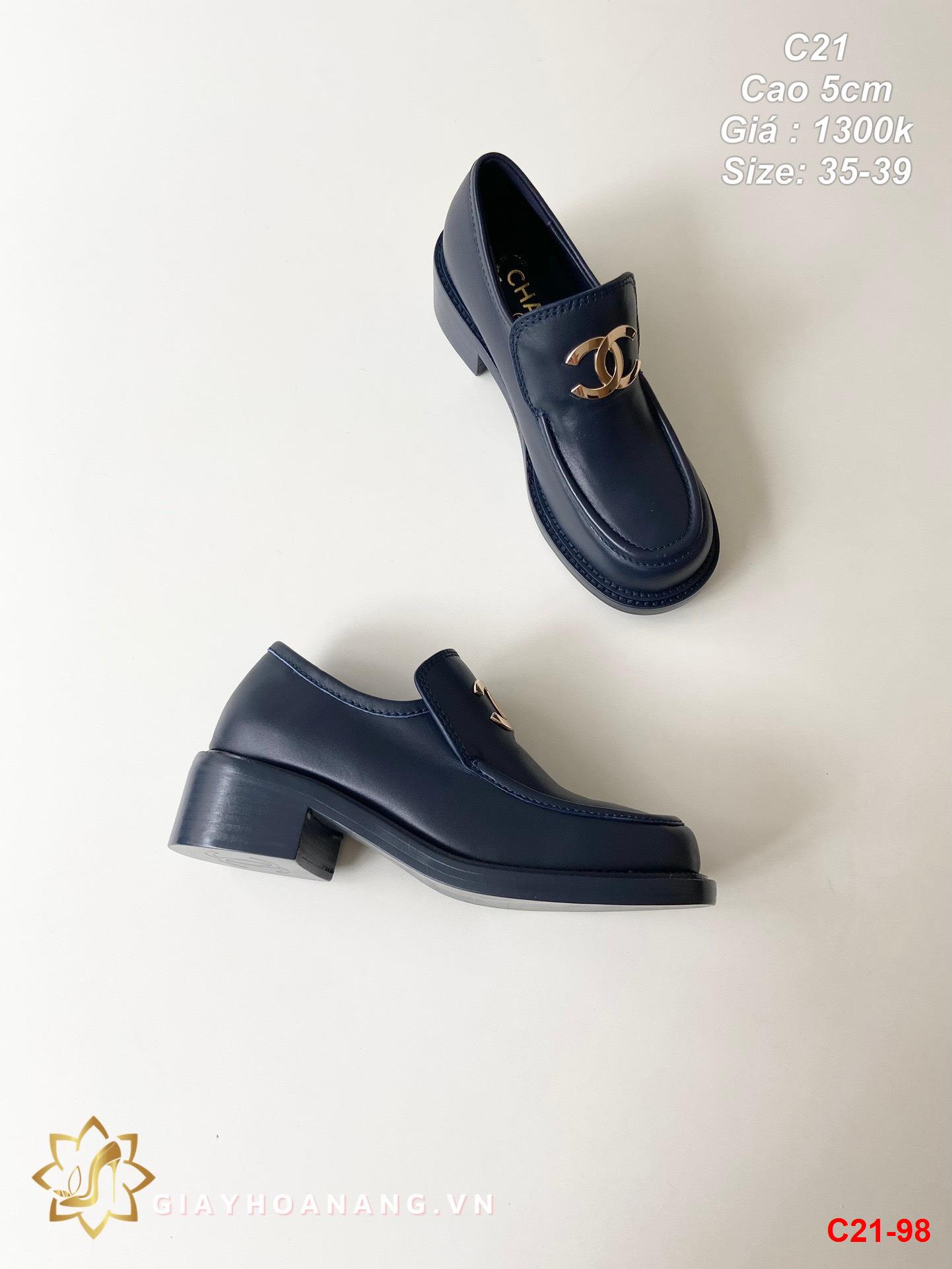 C21-98 Chanel giày cao 5cm siêu cấp