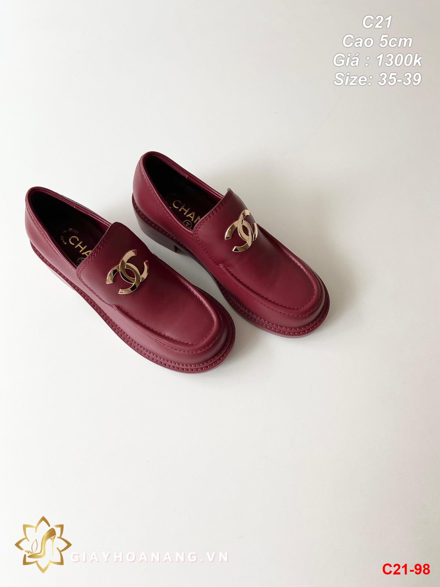 C21-98 Chanel giày cao 5cm siêu cấp