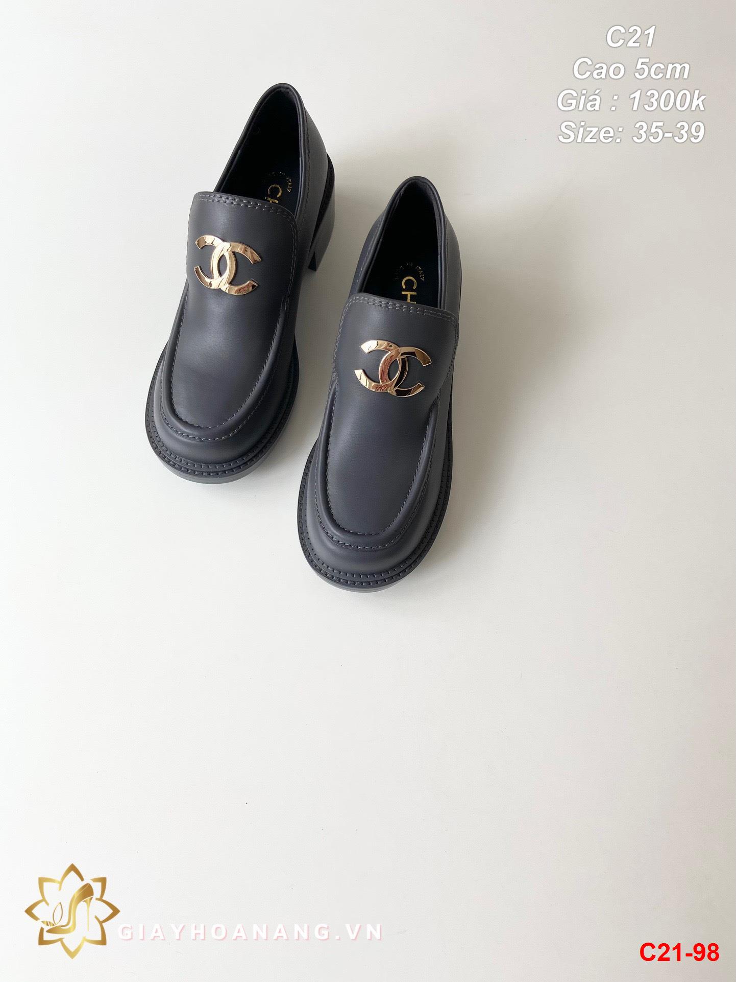 C21-98 Chanel giày cao 5cm siêu cấp