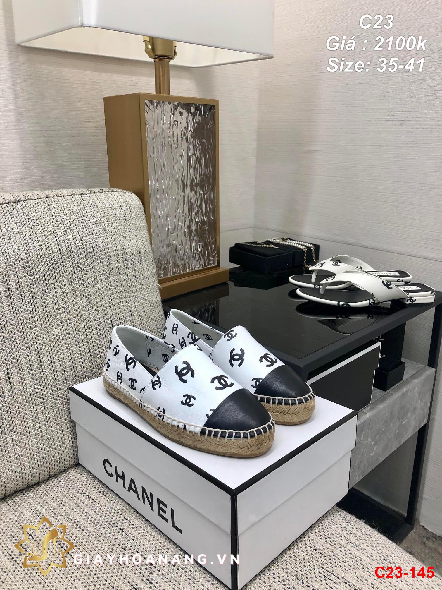 C23-145 Chanel giày lười siêu cấp