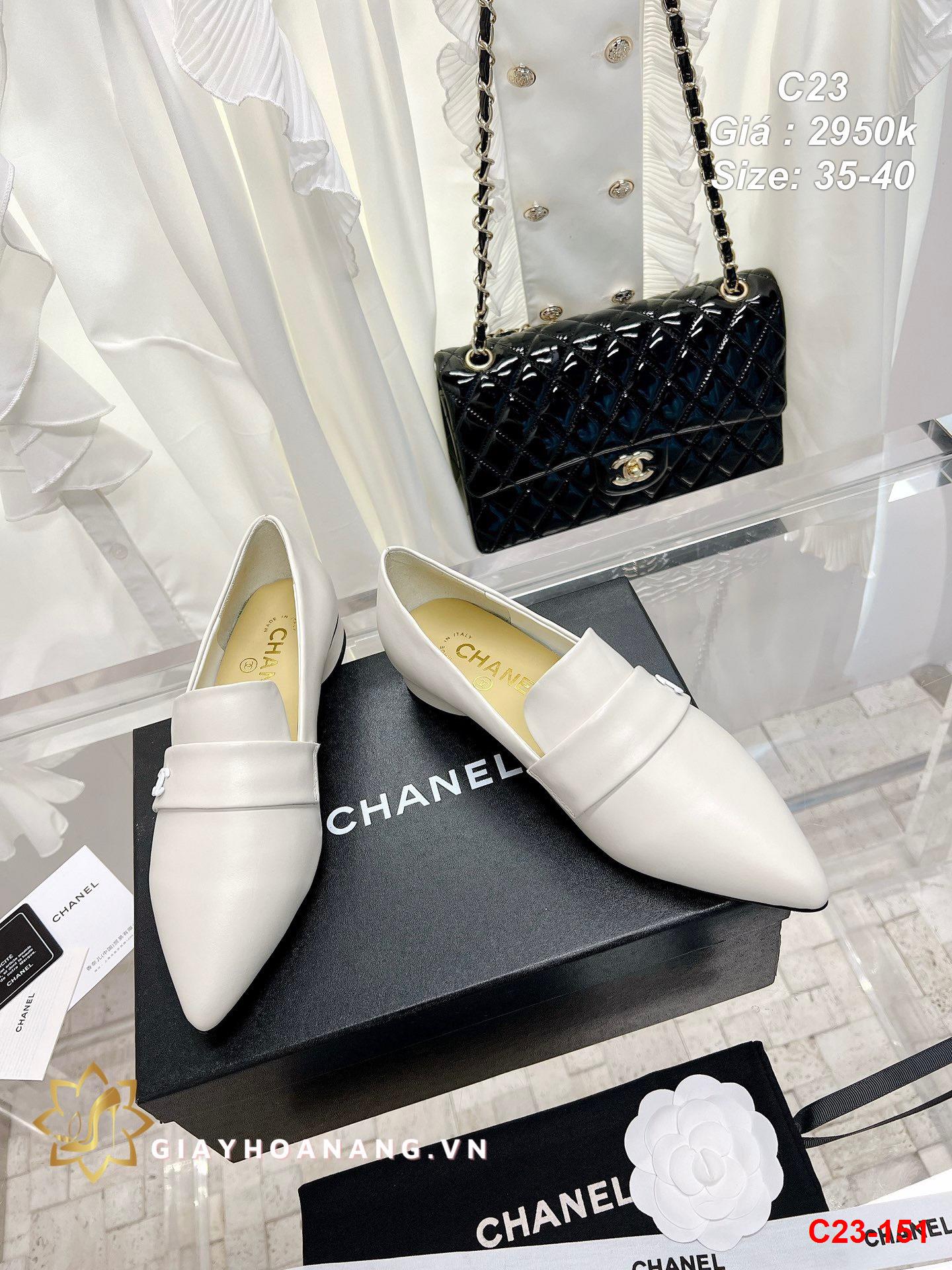 C23-151 Chanel giày lười siêu cấp