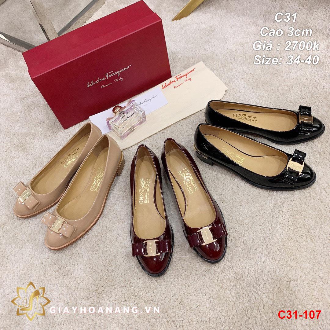 C31-107 Salvatore Ferragamo giày cao 3cm siêu cấp