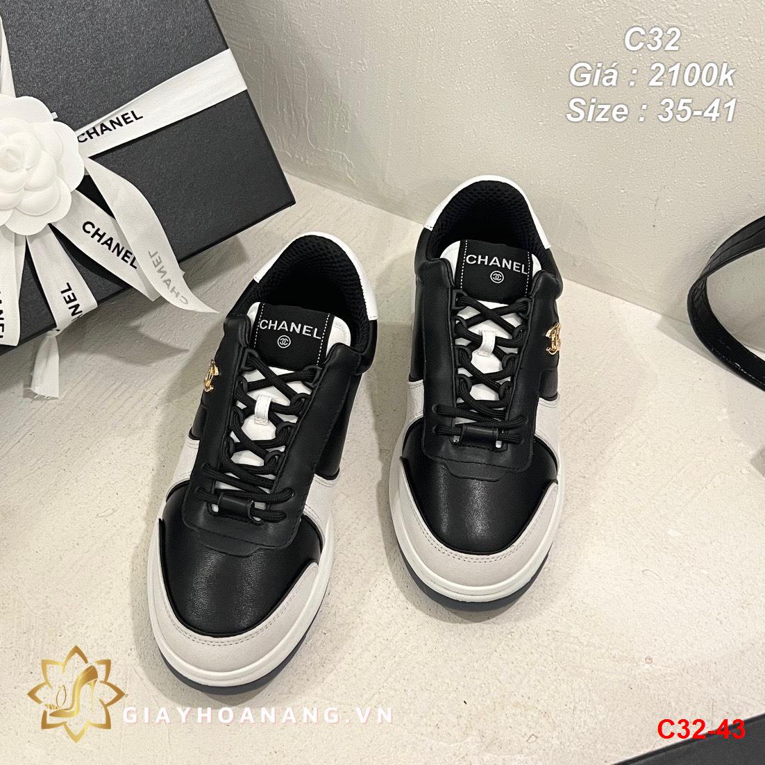 C32-43 Chanel giày thể thao siêu cấp