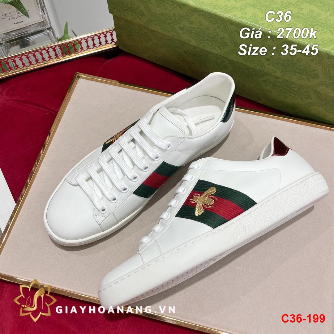C36-199 Gucci giày thể thao siêu cấp