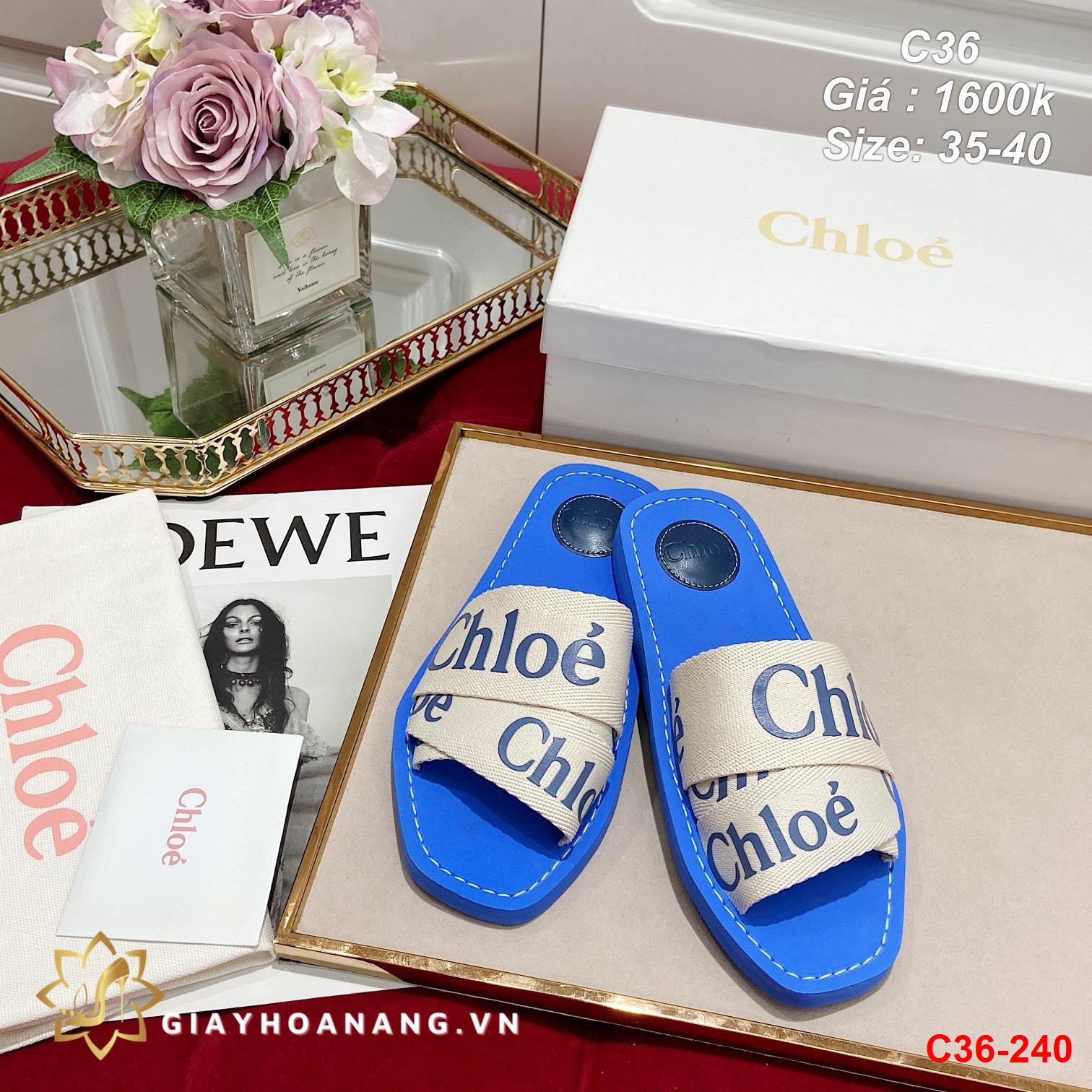 C36-240 Chloe dép bệt siêu cấp