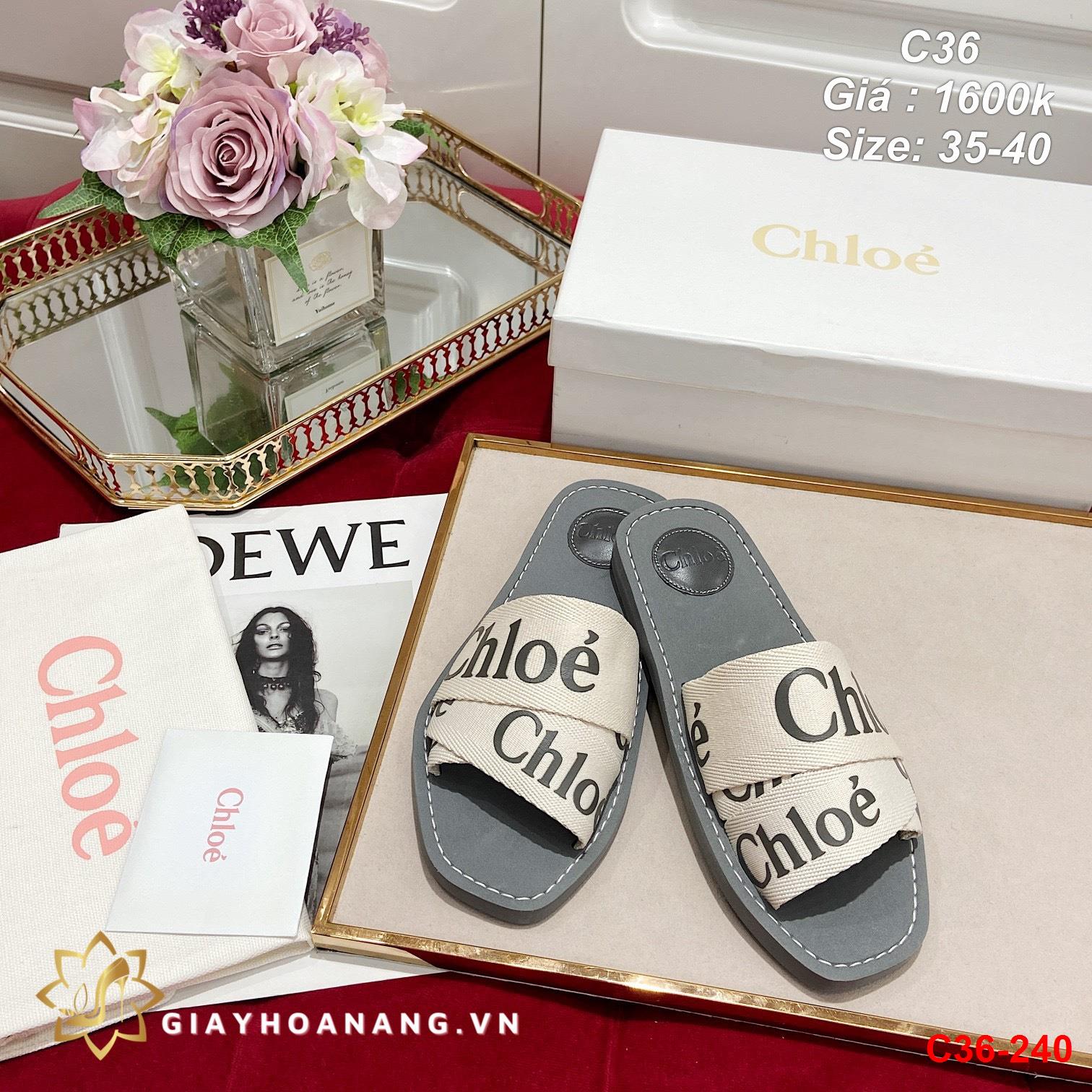 C36-240 Chloe dép bệt siêu cấp