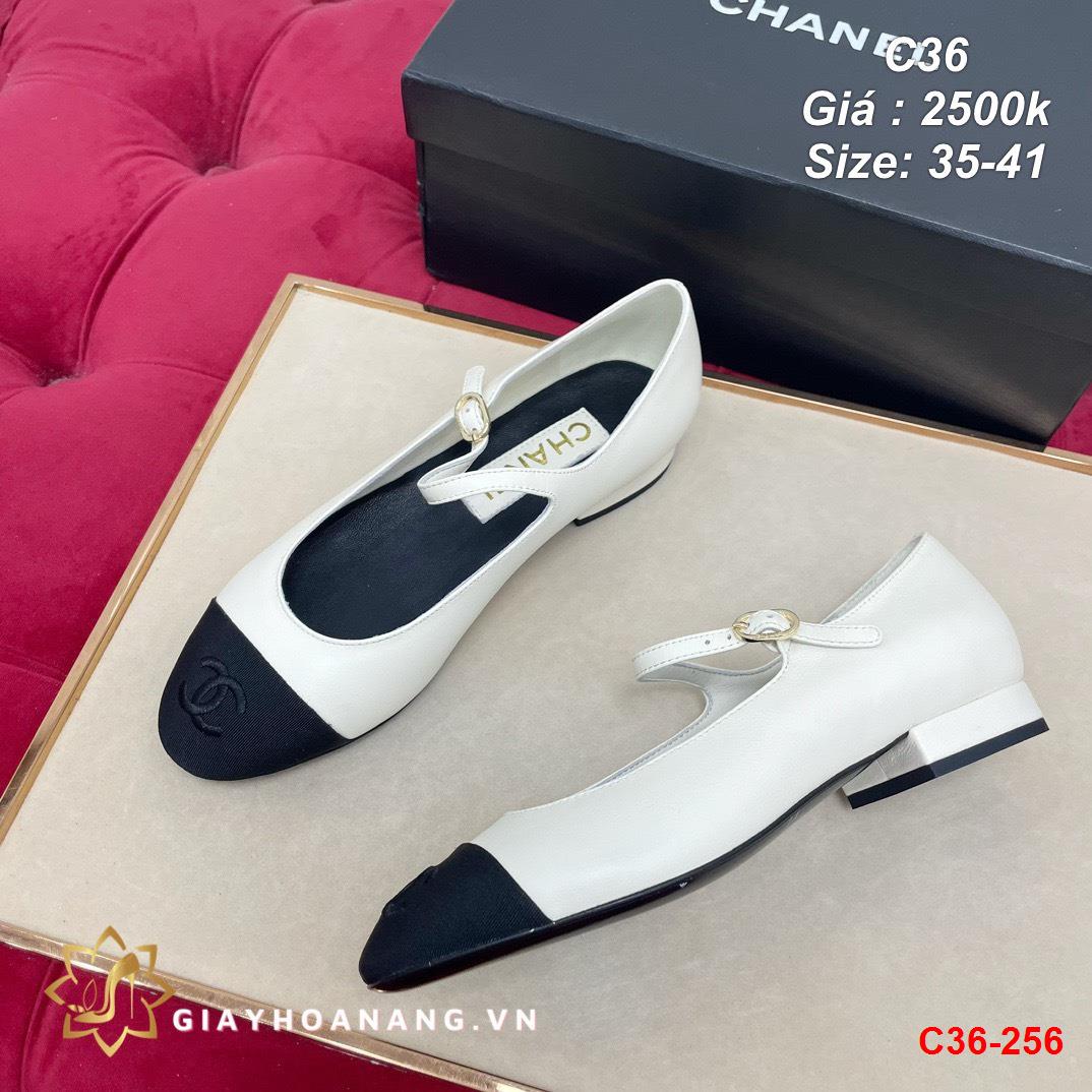 C36-256 Chanel giày bệt siêu cấp