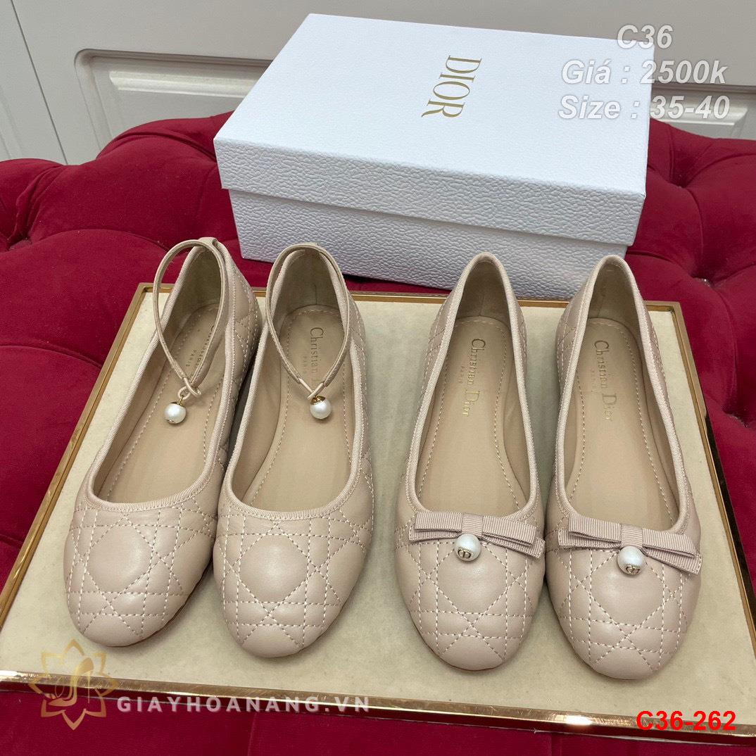 C36-262 Dior giày bệt siêu cấp