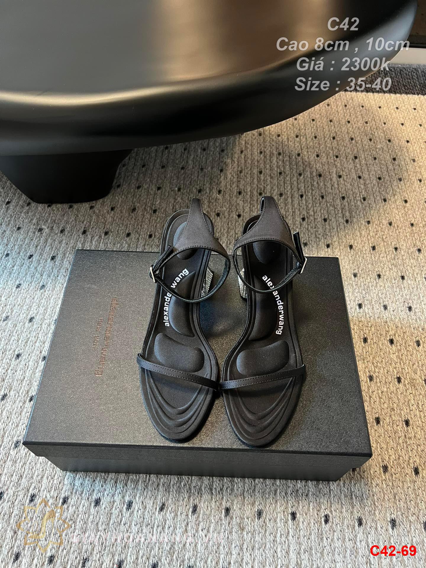 C42-69 Alexander Wang sandal cao 8cm , 10cm siêu cấp