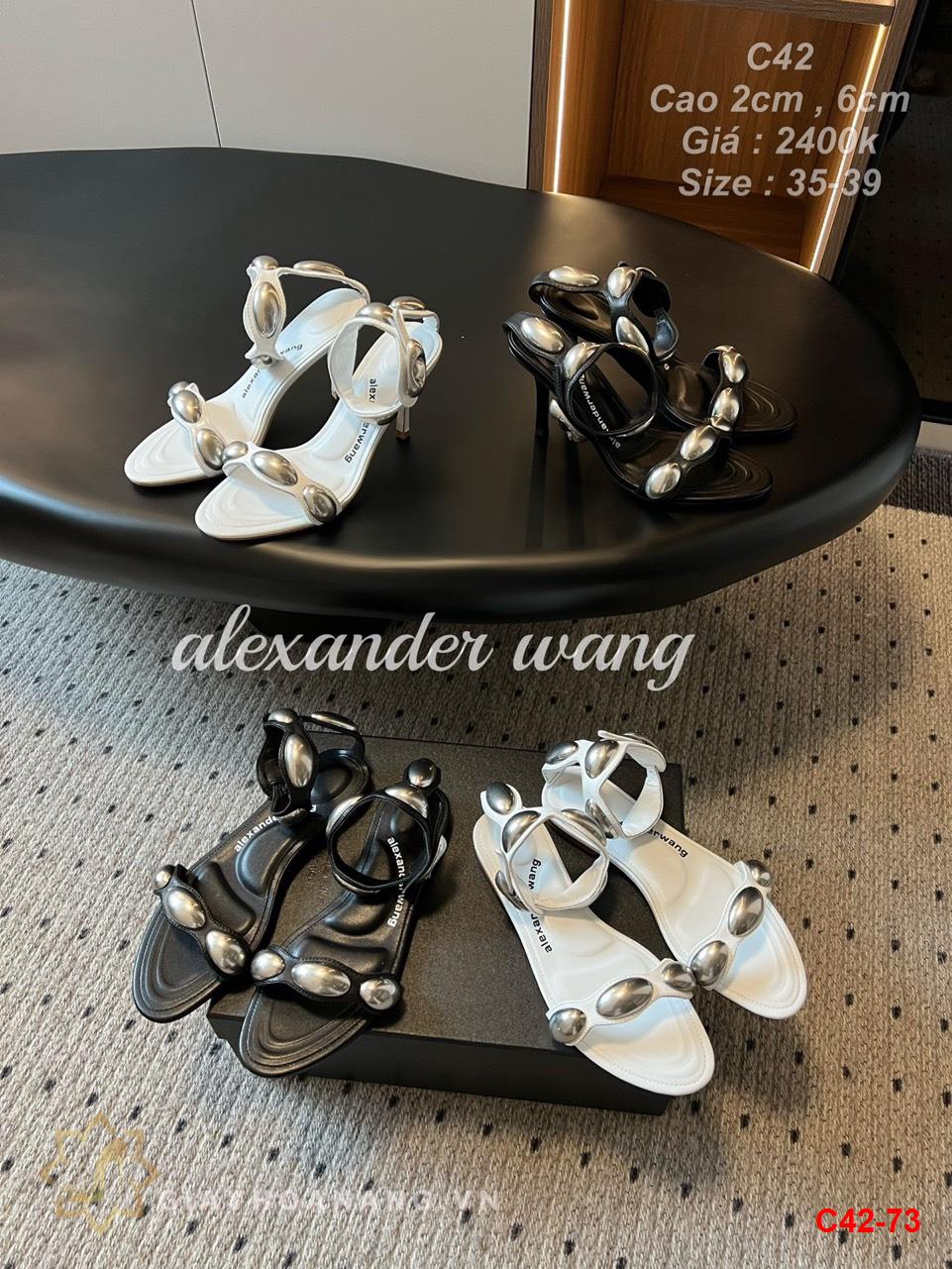 C42-73 Alexander Wang sandal cao 2cm , 6cm siêu cấp