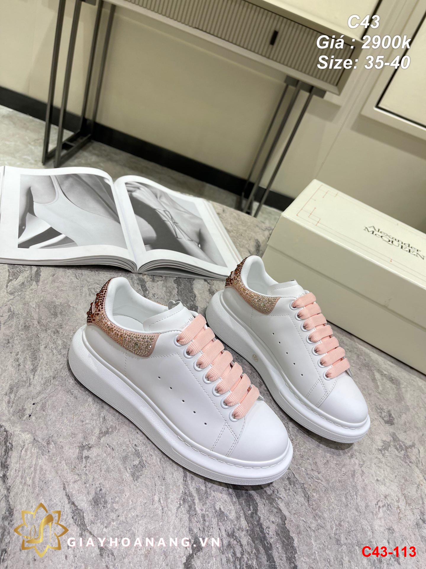 C43-113 Alexander Mcqueen giày thể thao siêu cấp