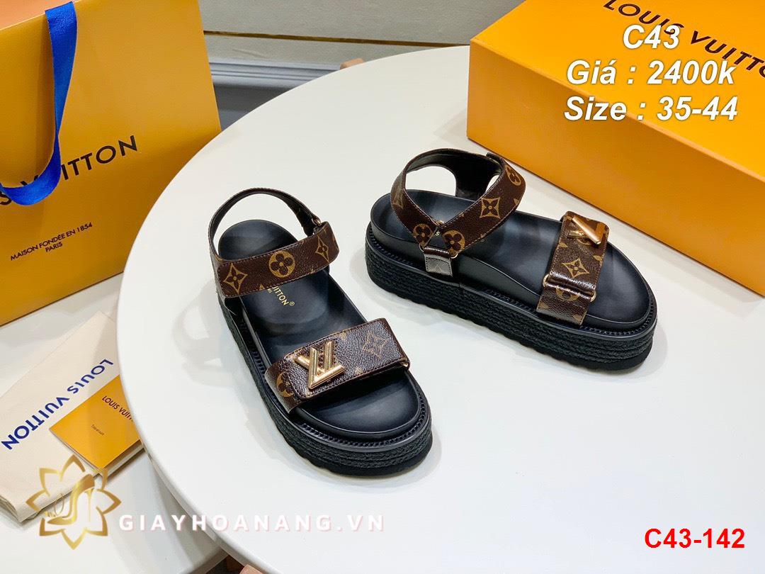 C43-142 Louis vuiton sandal siêu cấp