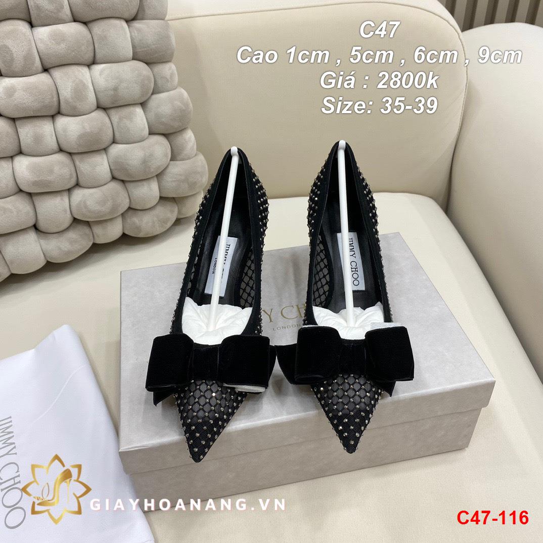 C47-116 Jimy Choo giày cao 1cm , 5cm , 6cm , 9cm siêu cấp