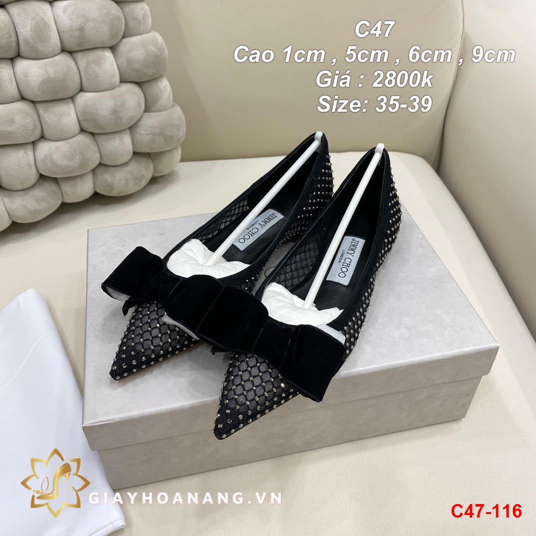 C47-116 Jimy Choo giày cao 1cm , 5cm , 6cm , 9cm siêu cấp