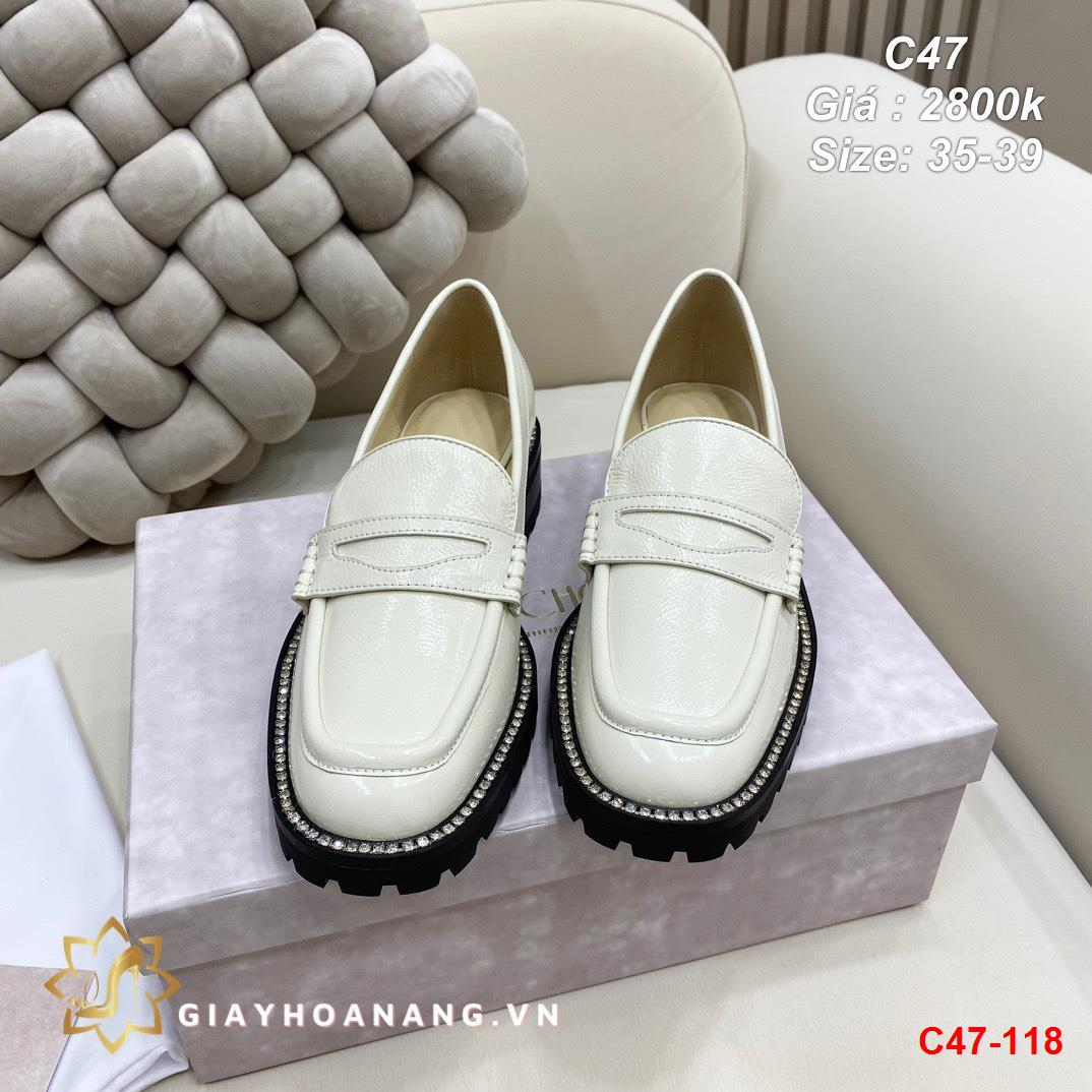 C47-118 Jimmy Choo giày lười siêu cấp