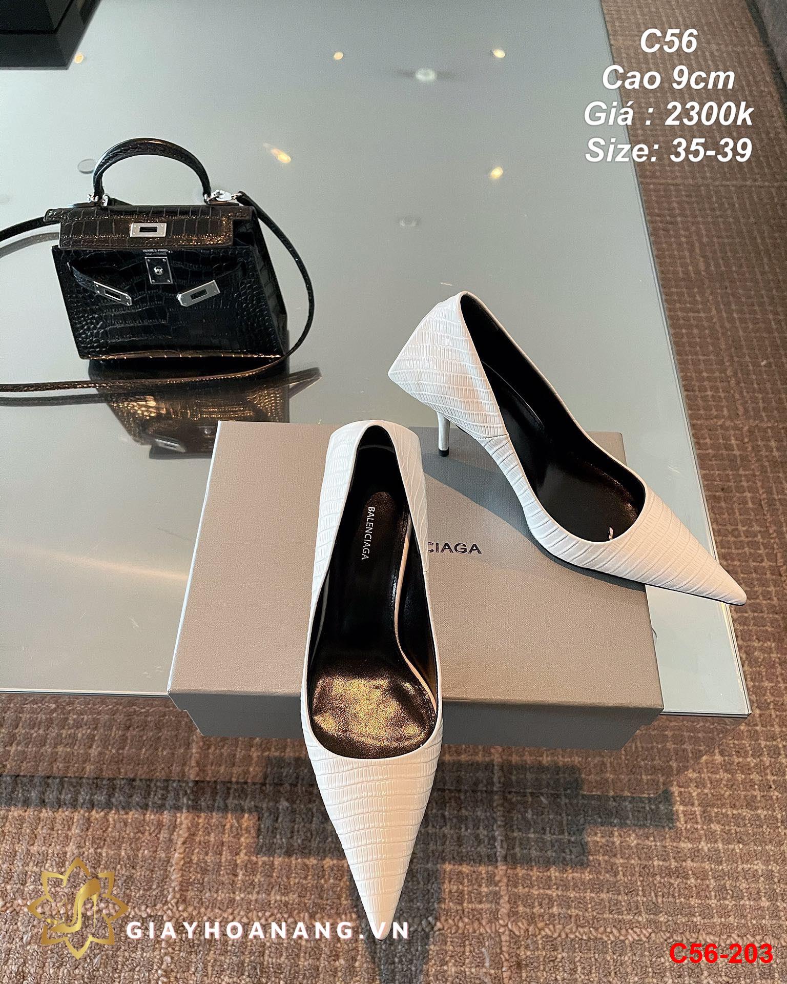 C56-203 Balenciaga giày cao 9cm siêu cấp