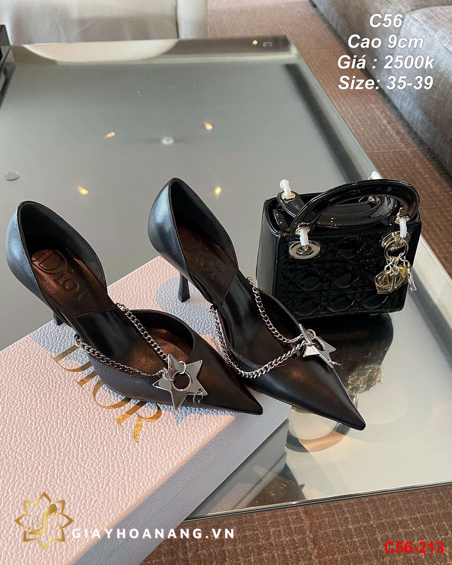 C56-213 Dior giày cao 9cm siêu cấp
