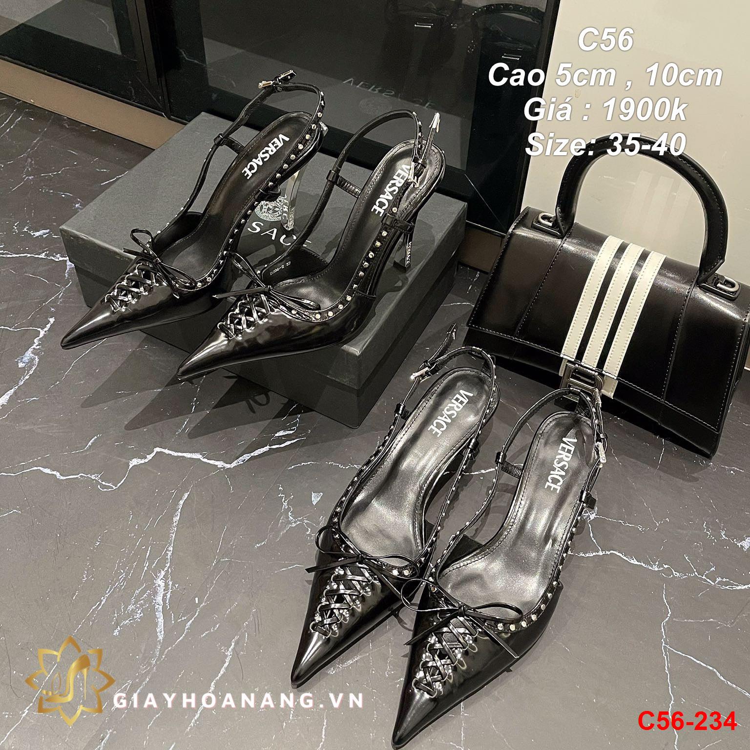 C56-234 Versace sandal cao 5cm , 10cm siêu cấp