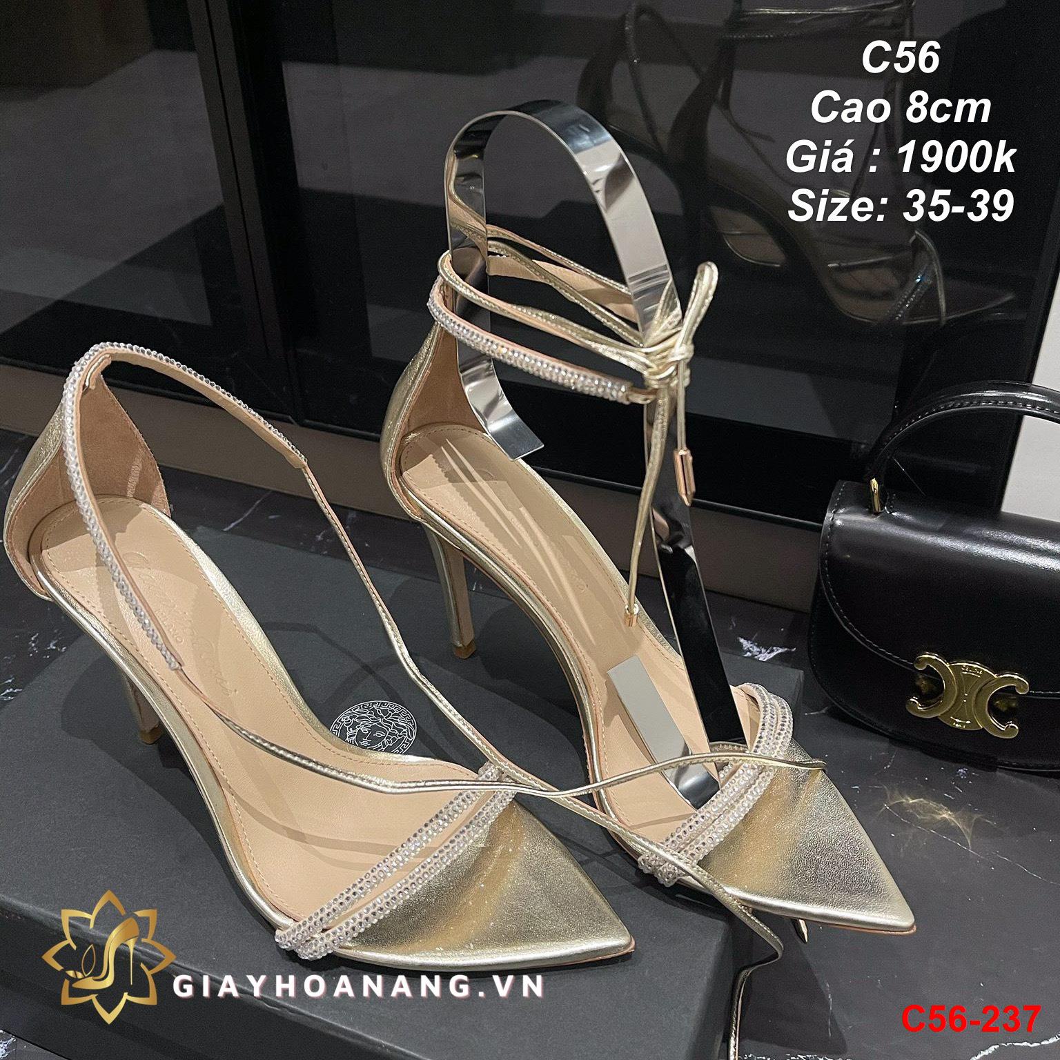 C56-237 Gianvito Rossi sandal cao 8cm siêu cấp