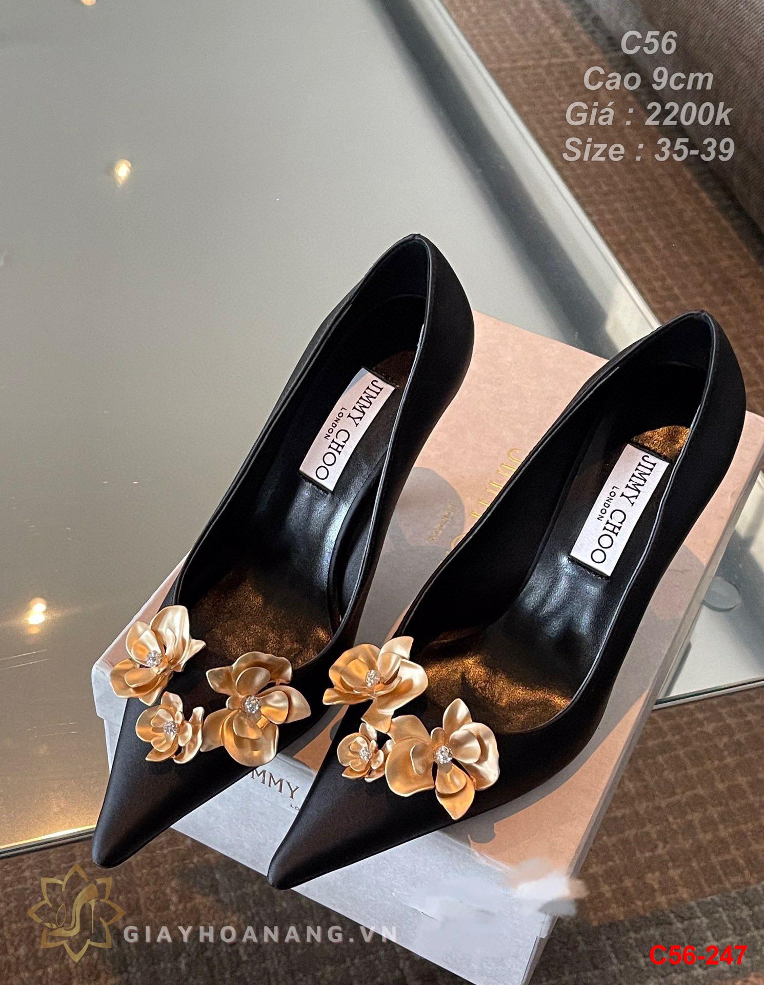 C56-247 Jimmy Choo giày cao 9cm siêu cấp