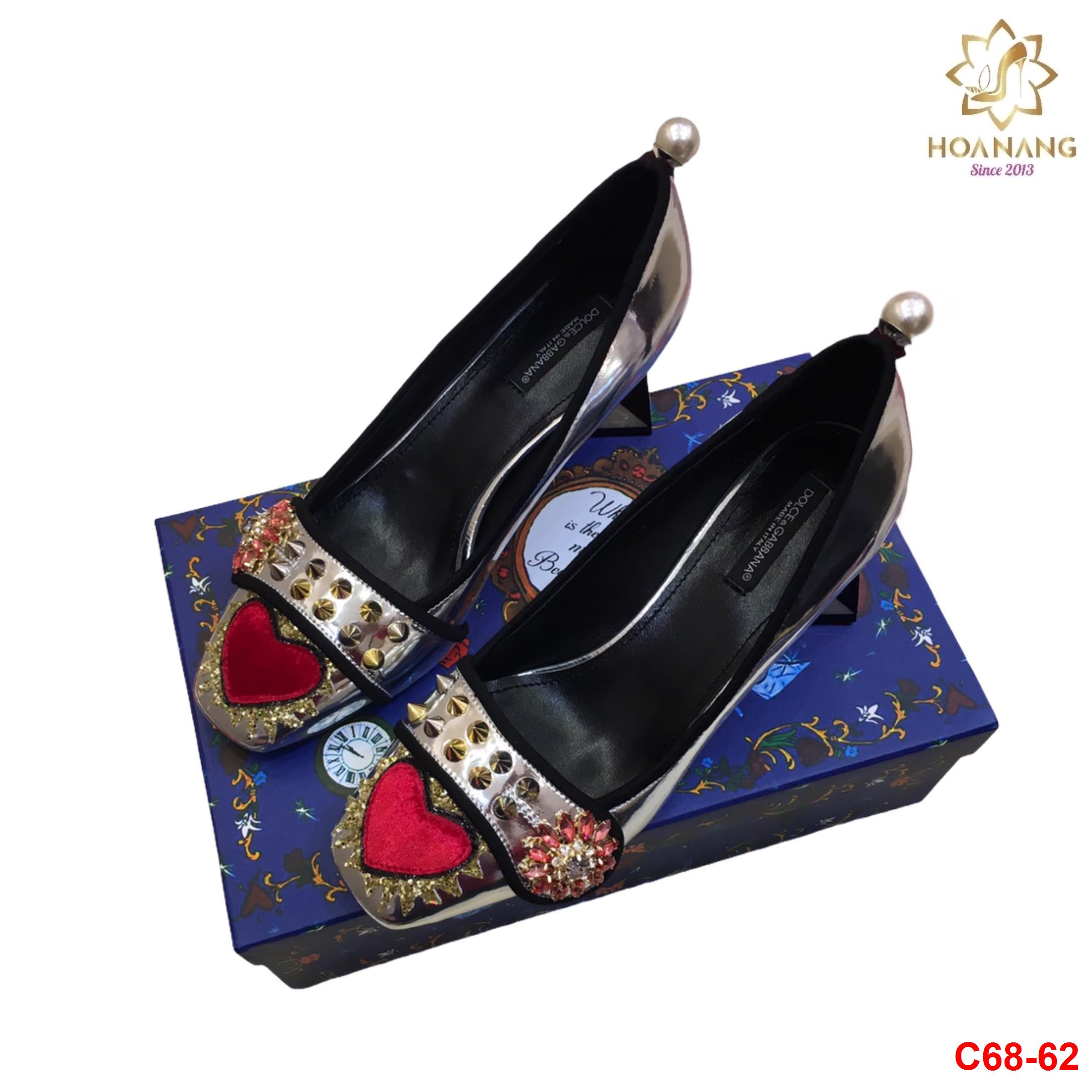 C68-62 Dolce & Gabbana giày cao 6cm siêu cấp